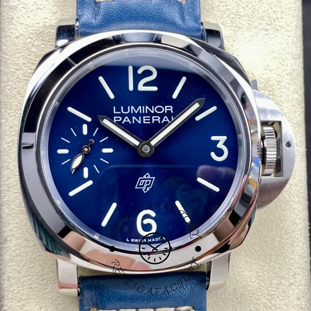 Replica Panerai PAM01085 Luminor Marina Replica Blue Dial 44MM OP Logo — view 1