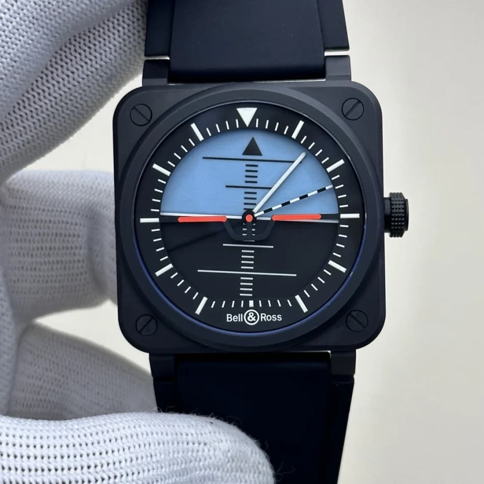 Bell & Ross BR-03 Horizon Limited Edition BR03A-HRZ-CE/SRB 41mm Automatic Mens Watch — view 1