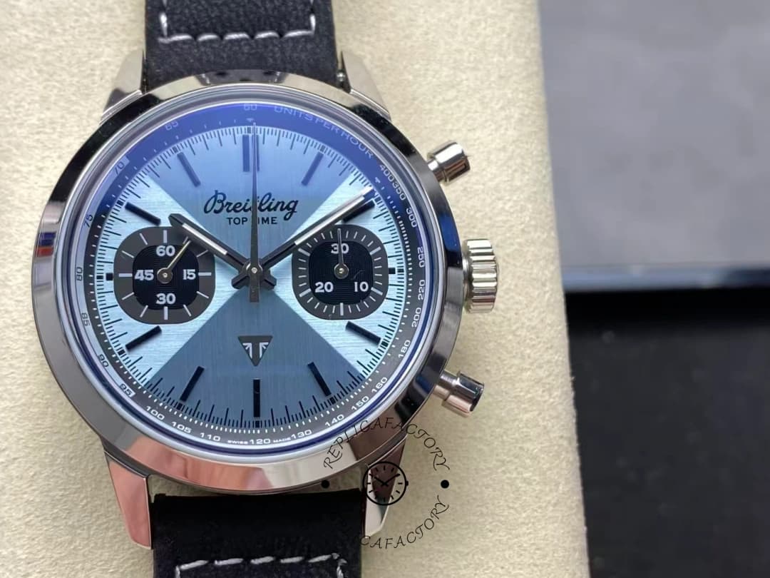 Breitling Top Time B01 Triumph Ice-Blue Dial 41mm AB017641C1X1 1:1 Clone Watch — view 1