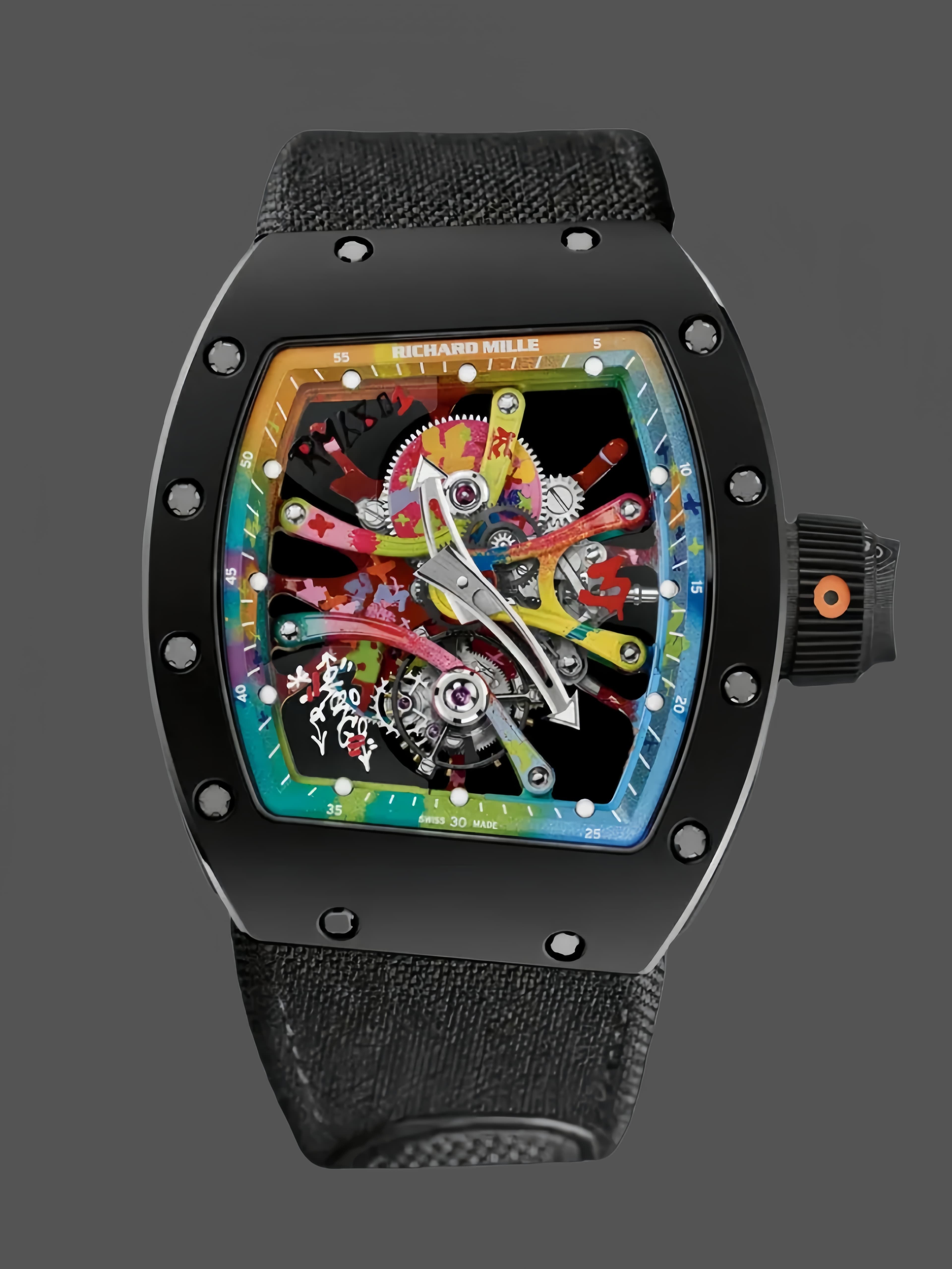Richard Mille RM 68-01 Tourbillon Cyril Kongo Carbon Fiber Black — view 1