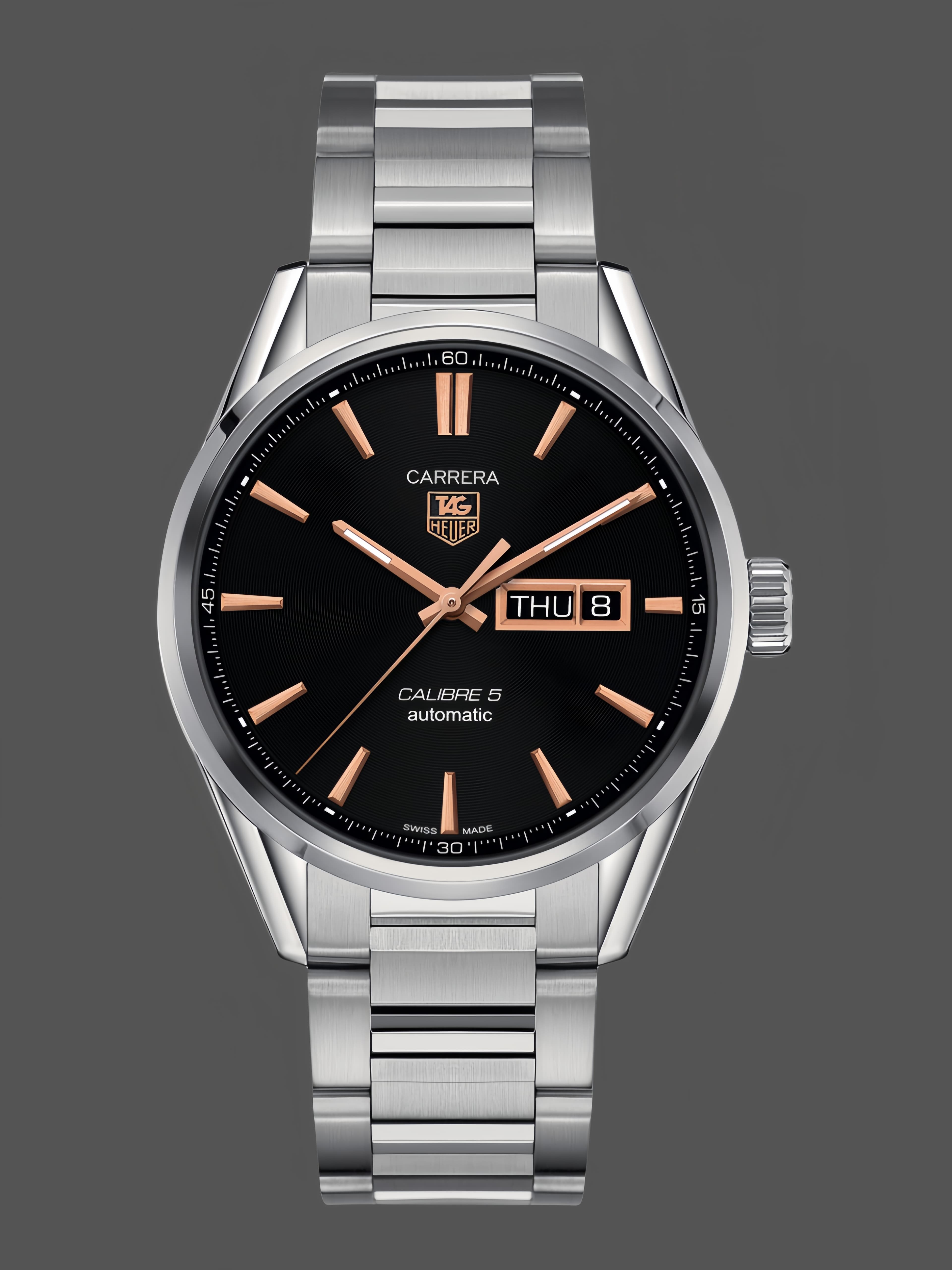Tag Heuer Carrera Calibre 5 Black Dial WAR201C.BA0723 41mm — view 1
