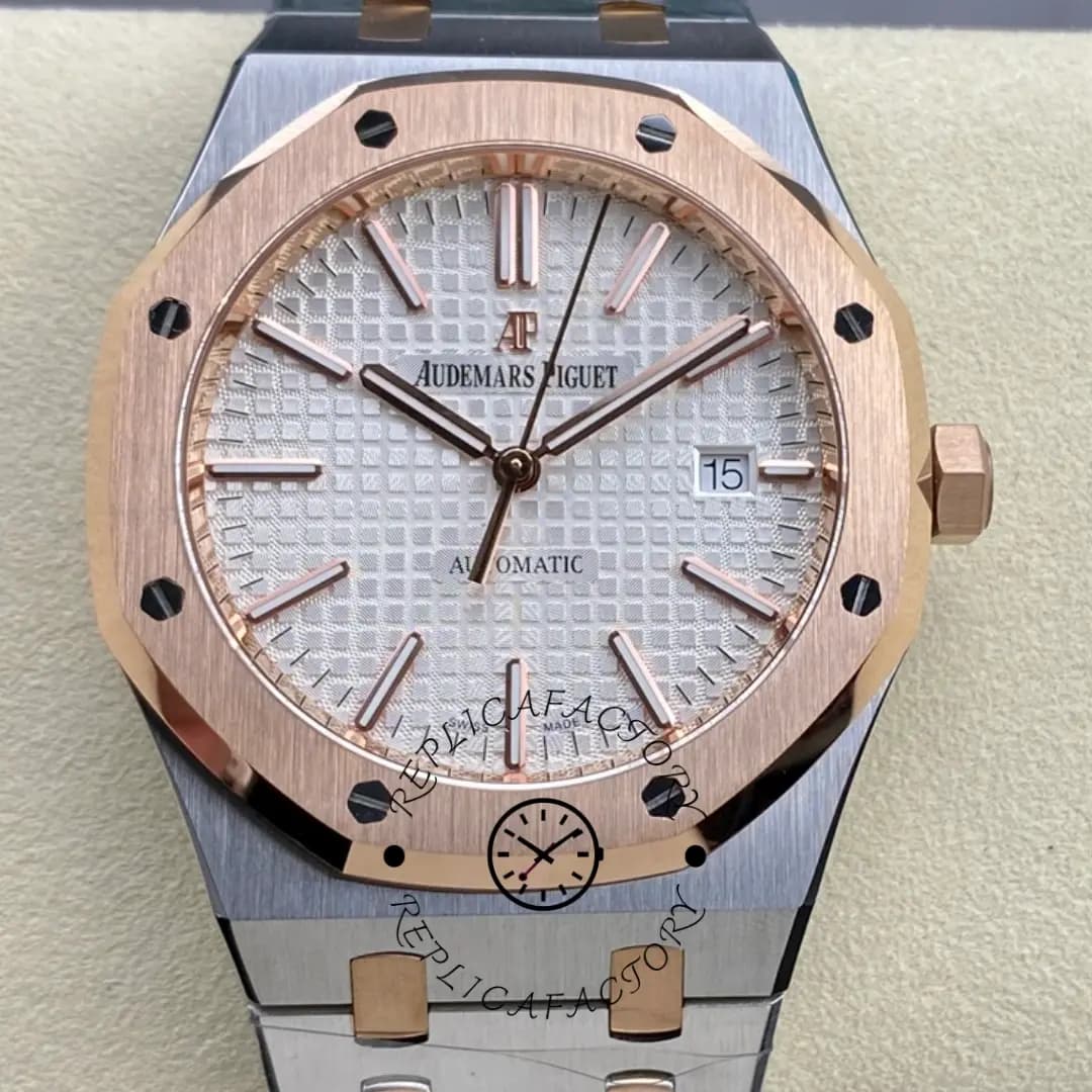 AP 15400SR.OO.1220SR.01 Royal Oak Replica Two Tone 41 Automatic — view 1