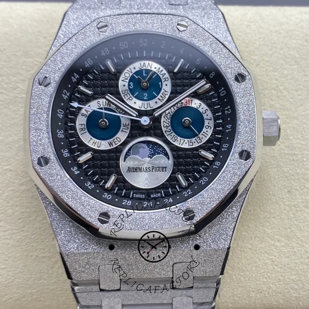 AP 1:1 Clone Royal Oak Perpetual Calendar 26574BC.GG.1224BC.01 Black Dial — view 1