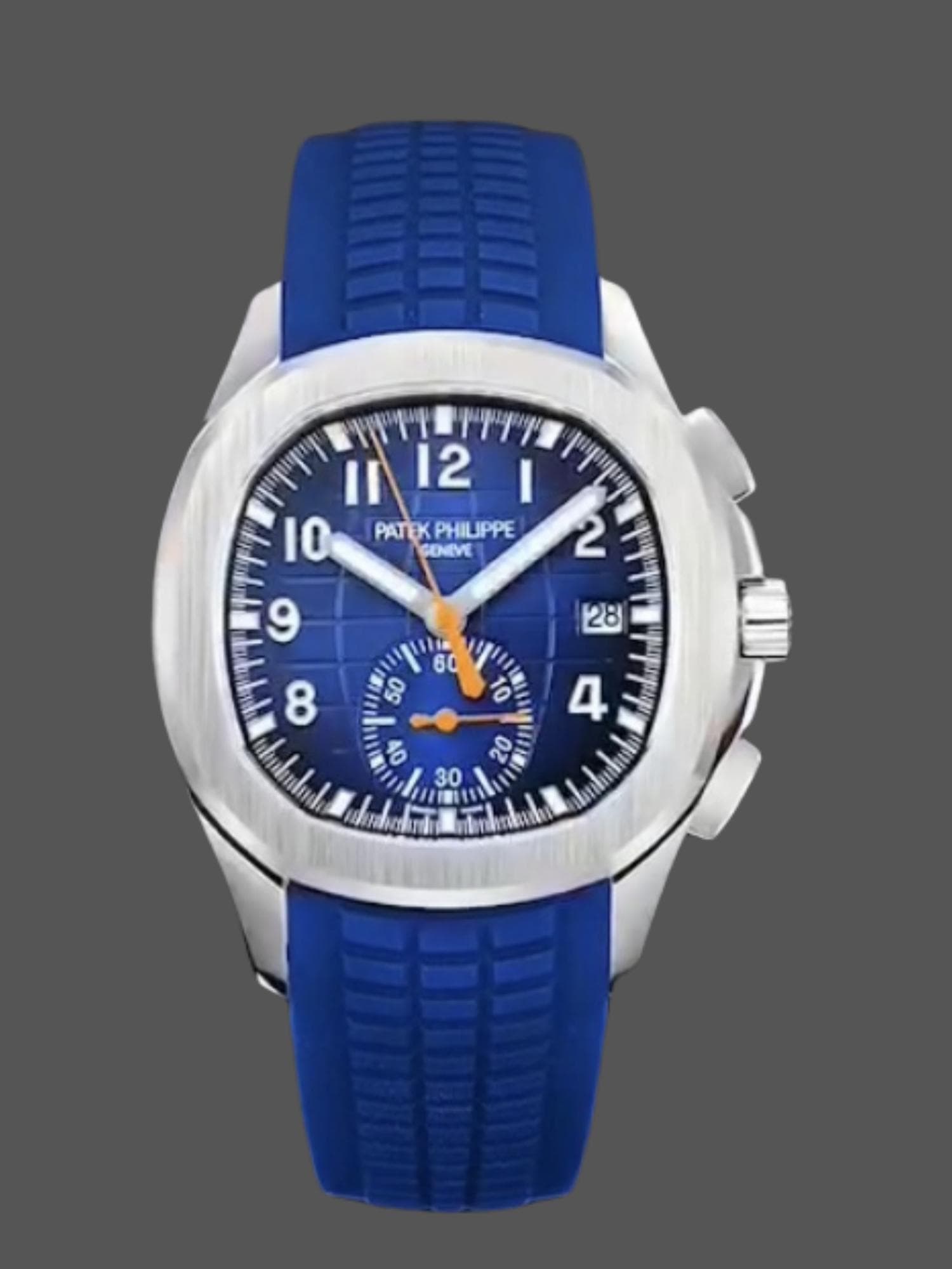 Replica Patek Philippe Aquanaut Blue 5968A 001 42mm Mens Watch — view 1