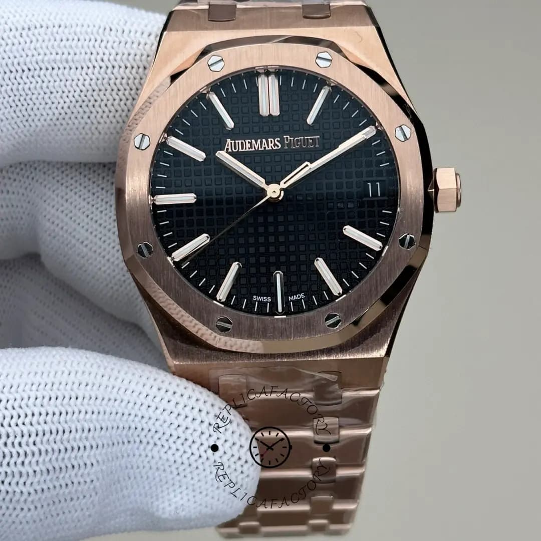 AP Royal Oak Replica 15510OR.OO.1320OR.04 Selfwinding 41 Black Dial — view 1