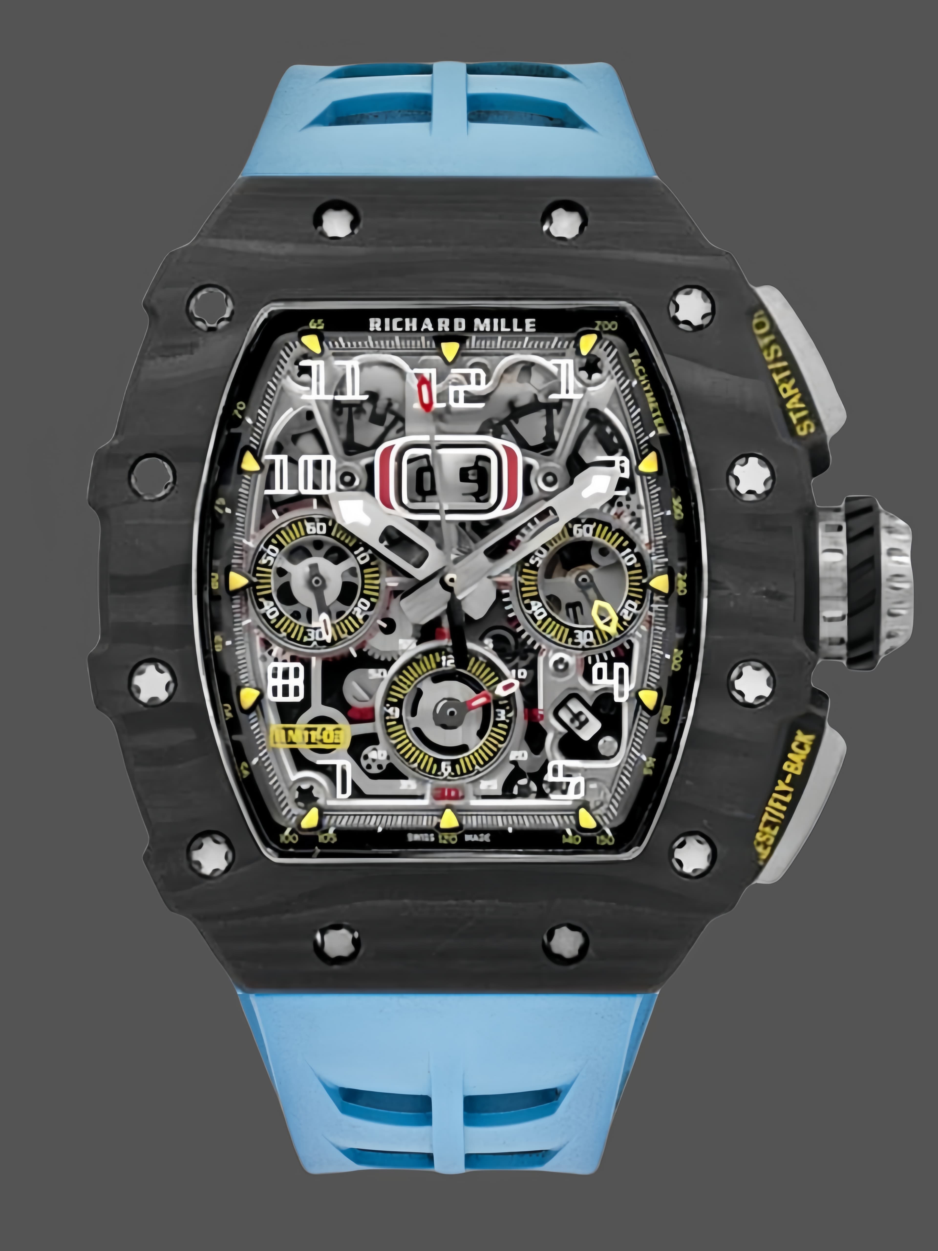 Richard Mille RM 11-03 Automatic Flyback Chronograph Blue Watch — view 1