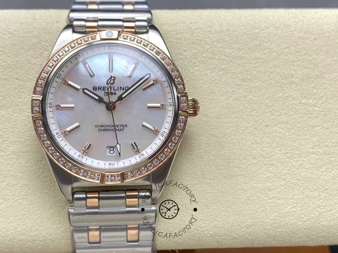 Breitling Chronomat Automatic 36 MOP Dial U10380591A2U1 Replica — view 1