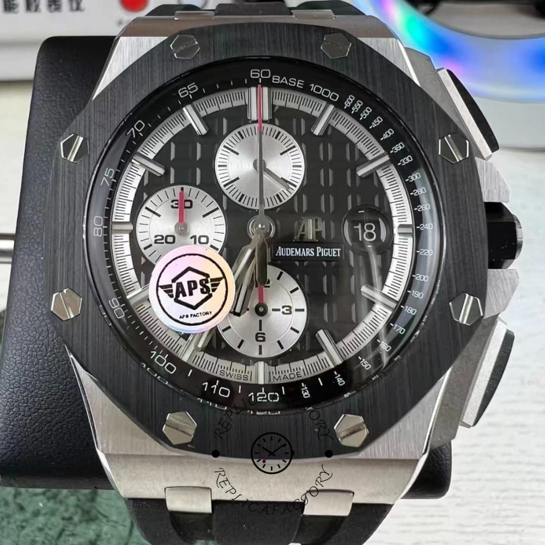 AP Royal Oak Offshore Chronograph 26400IO.OO.A004CA.01 1:1 Clone Titanium — view 1