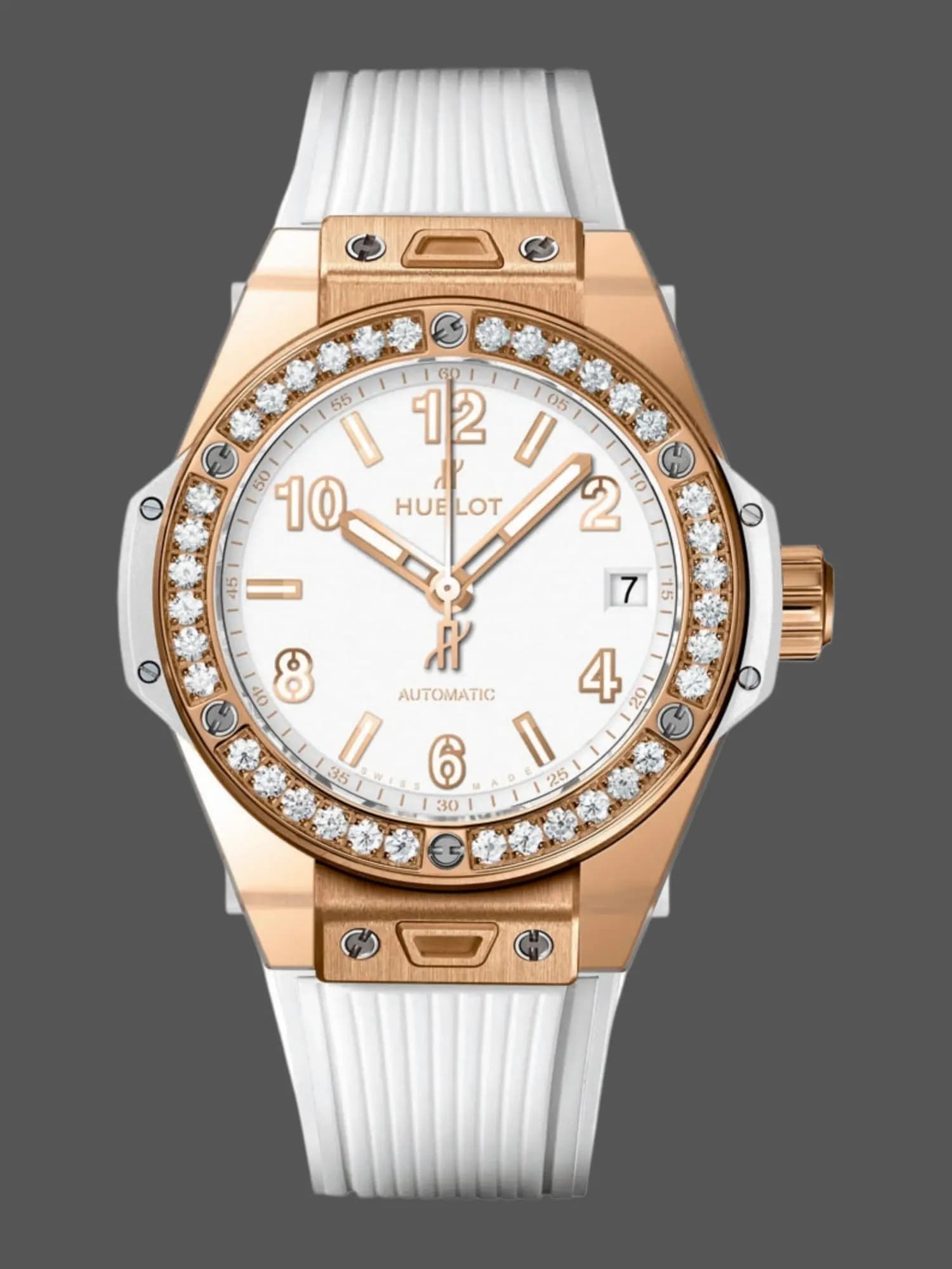 1:1 Clone Hublot Big Bang 465.OE.2080.RW.1204 One Click 39 Diamond-Set — view 1