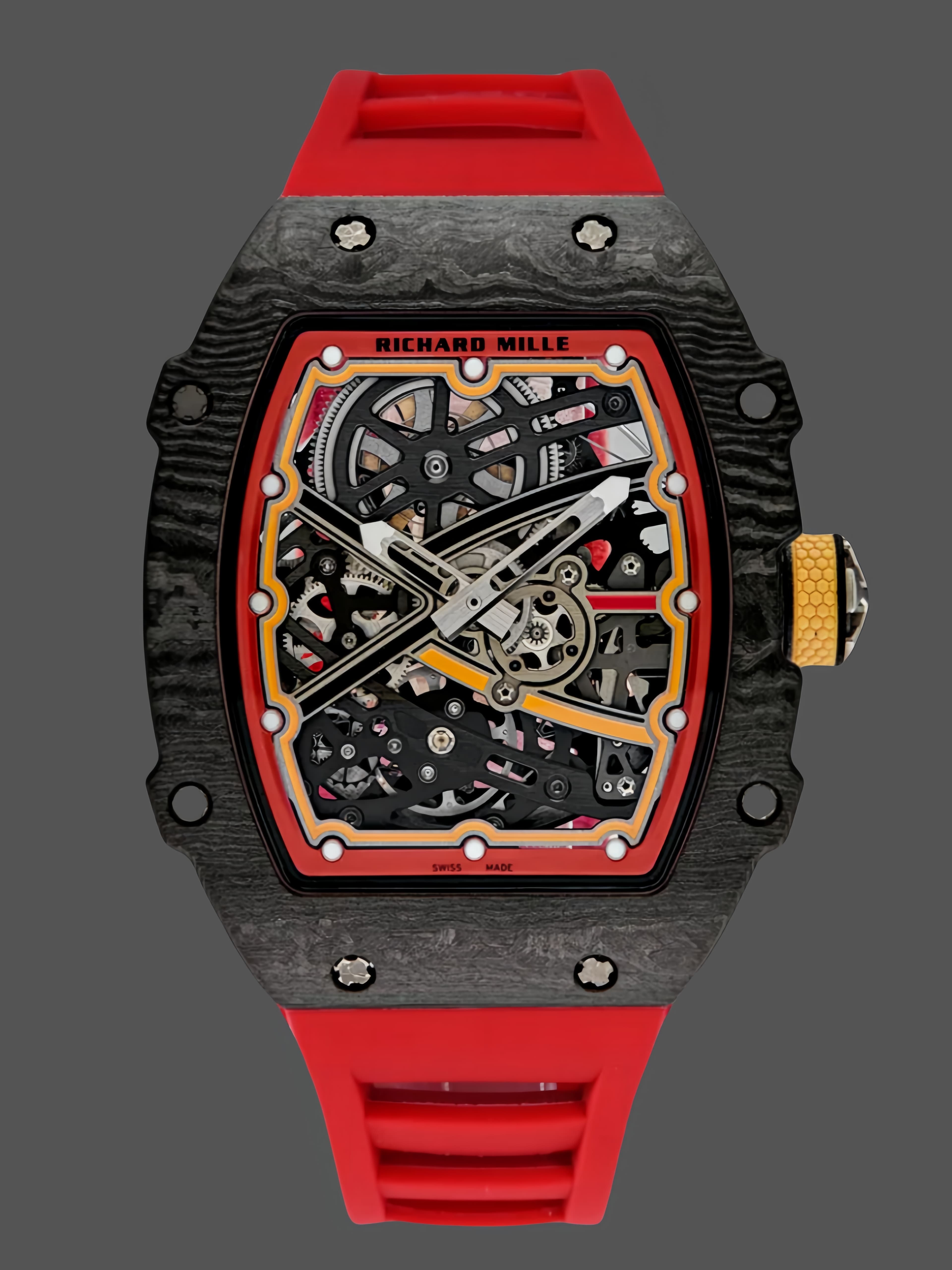 Richard Mille RM 67-02 Extra Flat Italy Carbon TPT Red Yellow — view 1