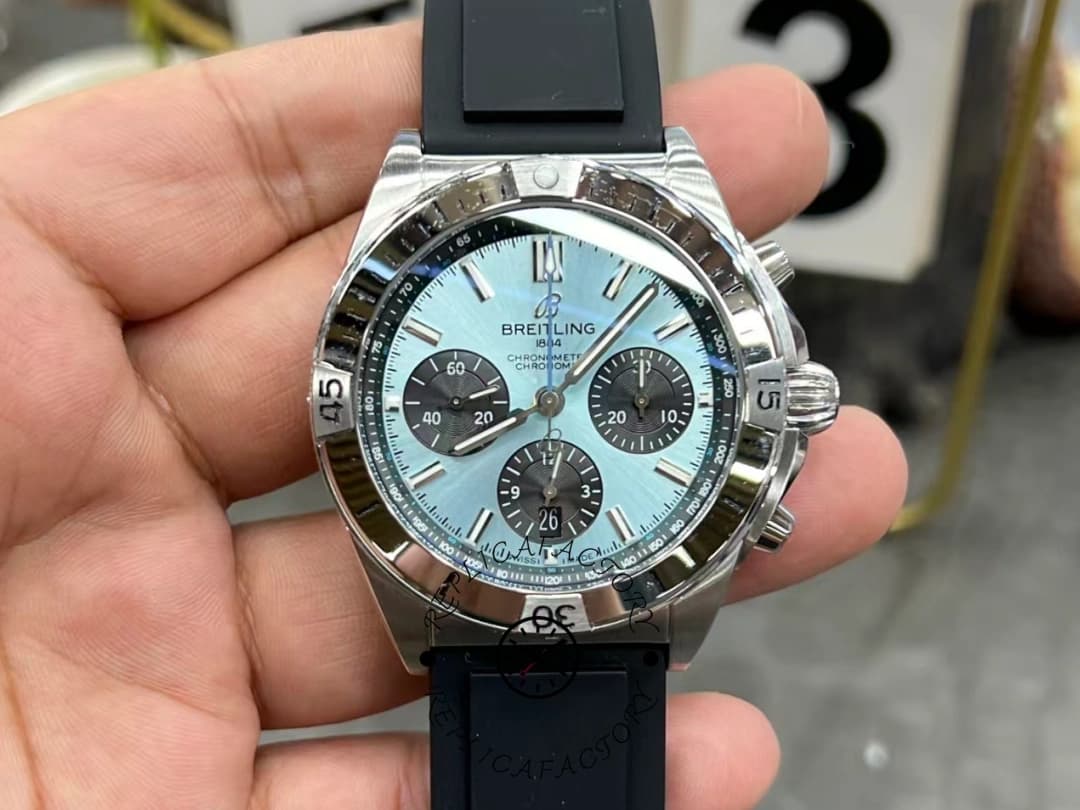 Breitling Chronomat B01 42 Ice Blue PB0134101C1S1 Replica — view 1