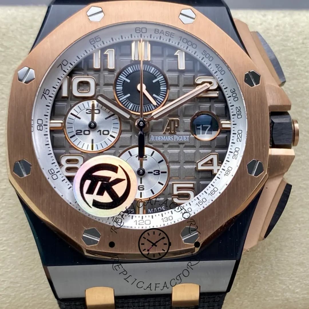 AP Royal Oak Offshore Chronograph 44 Black Rubber 26405NR.OO.A002CA.01 1:1 Clone — view 1