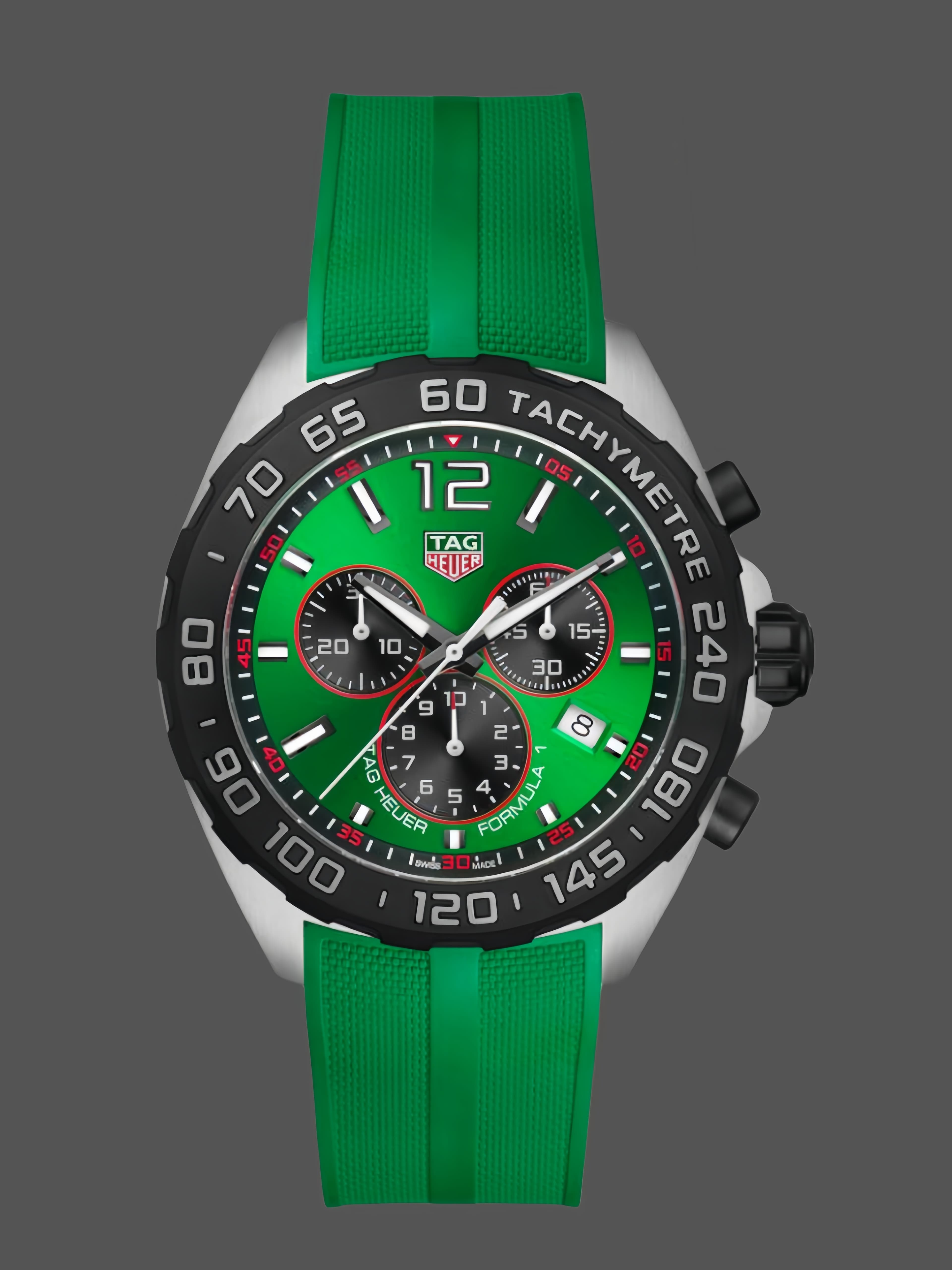 Tag Heuer Formula 1 Chronograph Quartz Green Dial CAZ101AP.FT8056 43MM — view 1