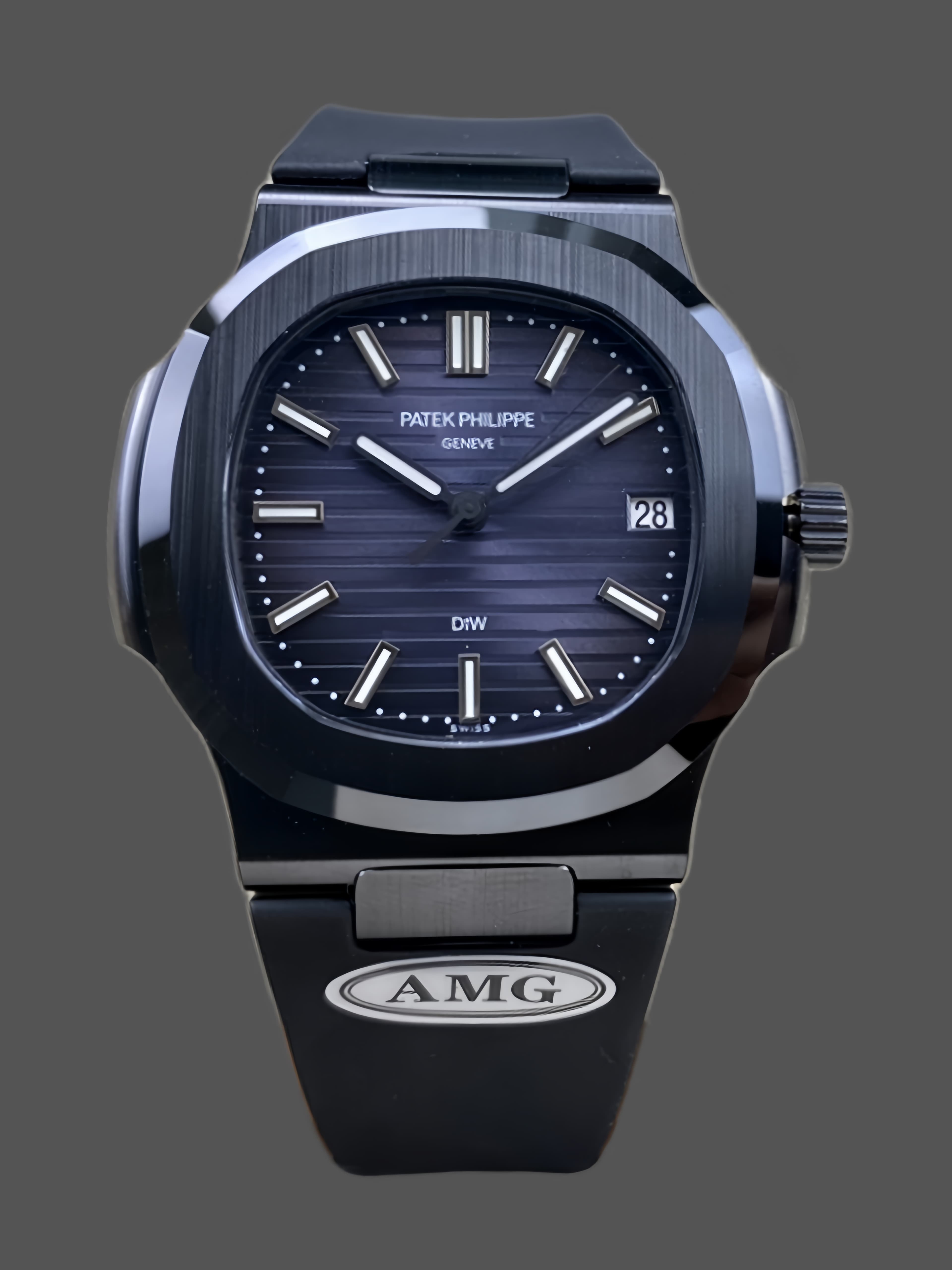 Patek Philippe Nautilus Titanium Case Blue Dial 5711 40MM Watch — view 1
