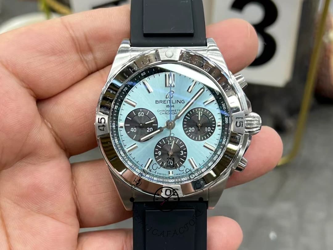 Breitling Chronomat B01 42 Ice Blue PB0134101C1S1 Replica — view 1