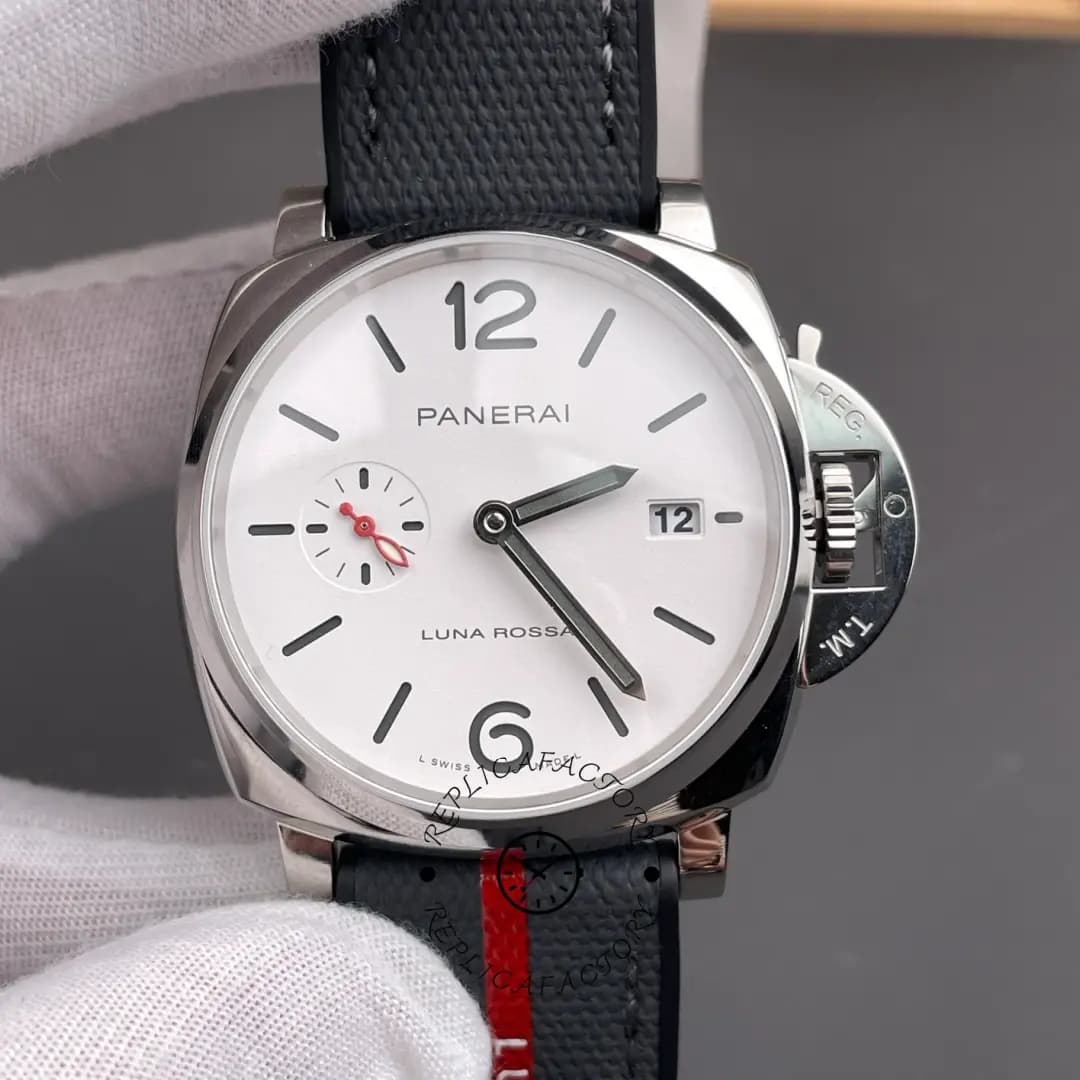 Panerai Luminor Due PAM01381 1:1 Clone Luna Rossa White Dial 42 Automatic — view 1