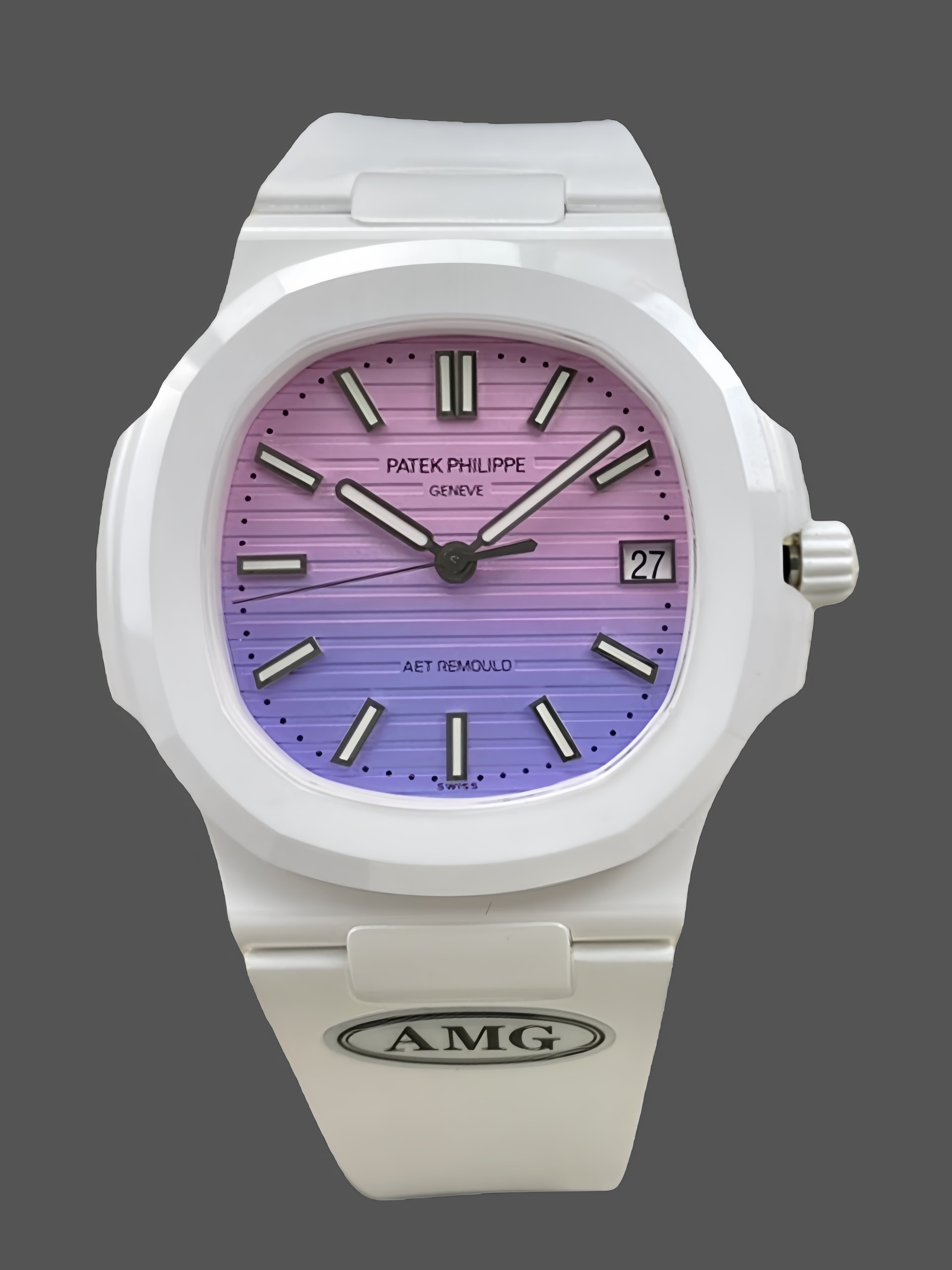 Patek Philippe Nautilus Pink & Purple 5711 40MM Watch — view 1