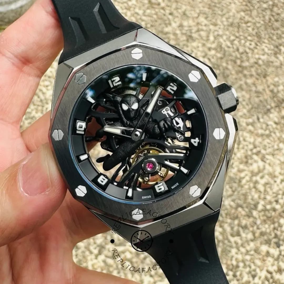 AP Royal Oak Concept Tourbillon 26632CN.OO.D100CA.01 Black Suit Spider-man — view 1