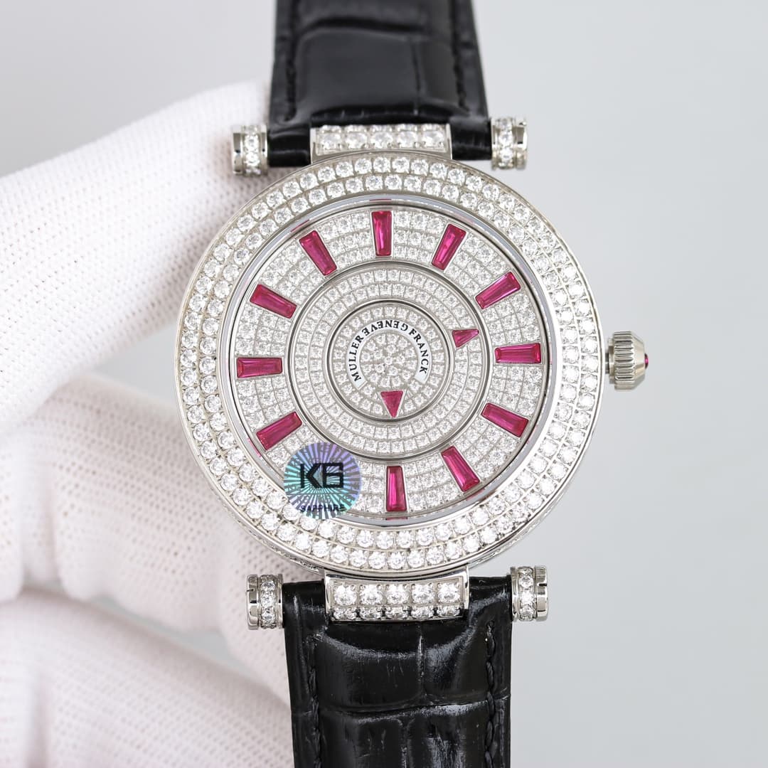 Franck Muller Double Mystery Ruby Diamond DM 42 D 2R CD Master of Complications Silver — view 1