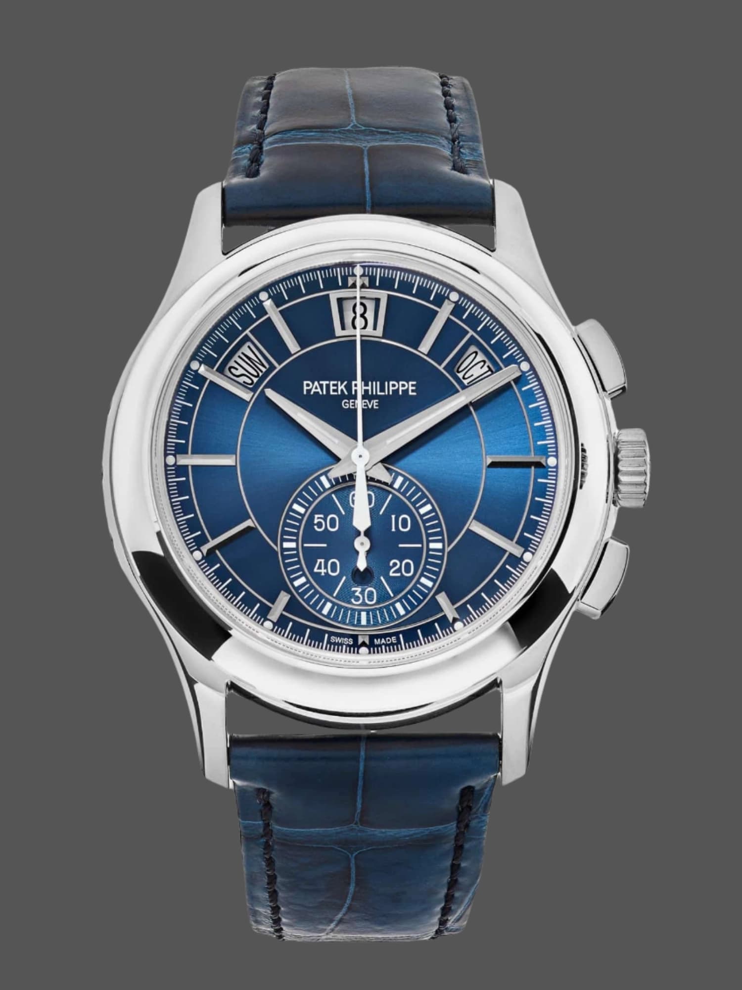 Patek Philippe Complications Blue Dial Annual Calendar 5905P-001 42mm — view 1