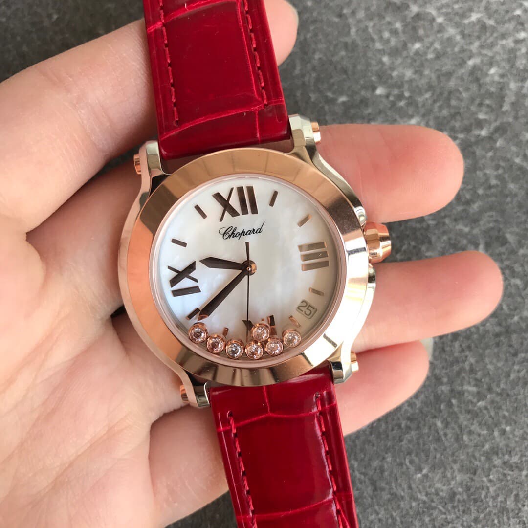 Chopard Happy Sport White Diamond Dial 278475-3001 — view 1