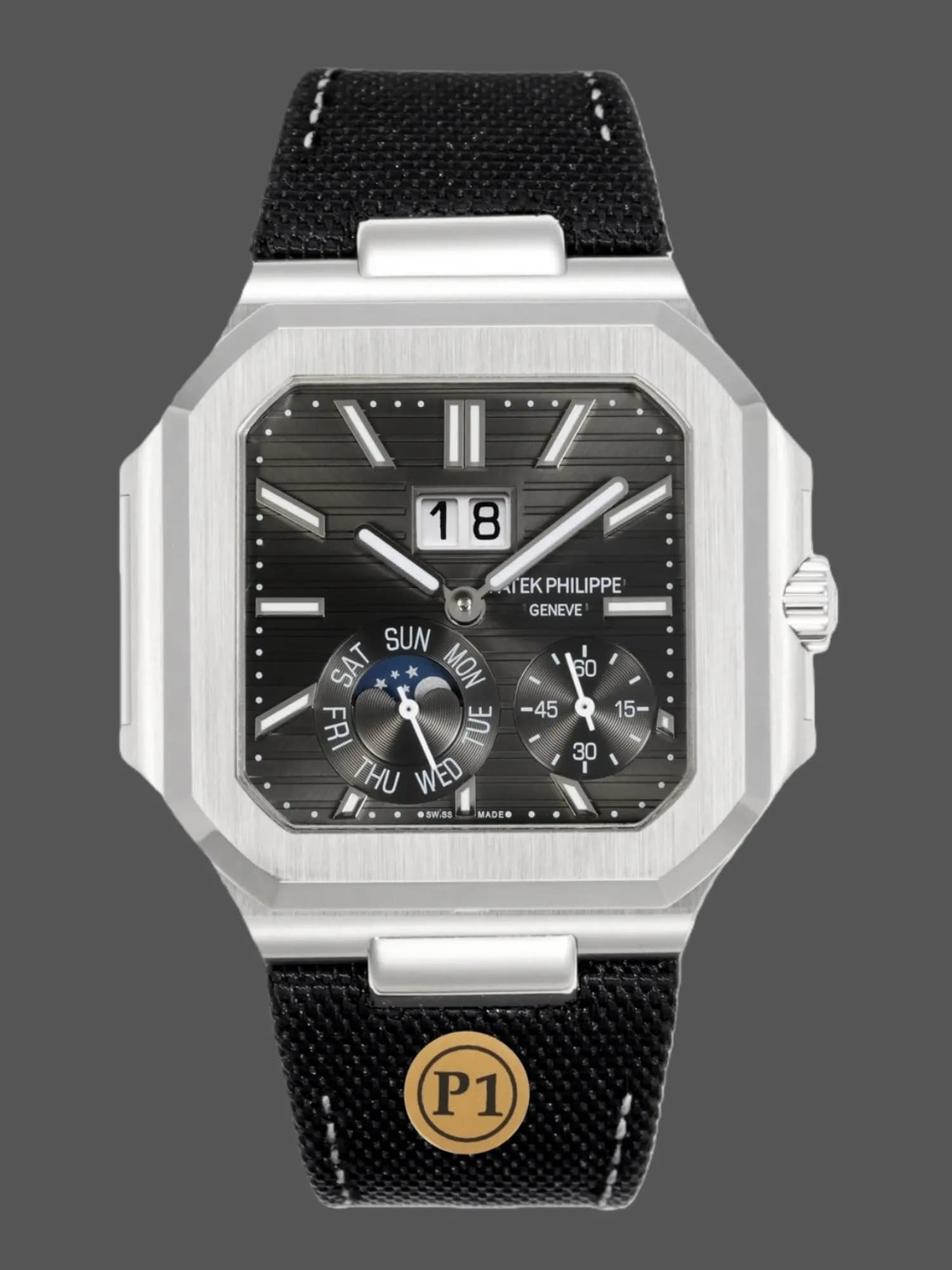 Clone Patek Philippe Cubitus 5822P Grey Dial Watch — view 1