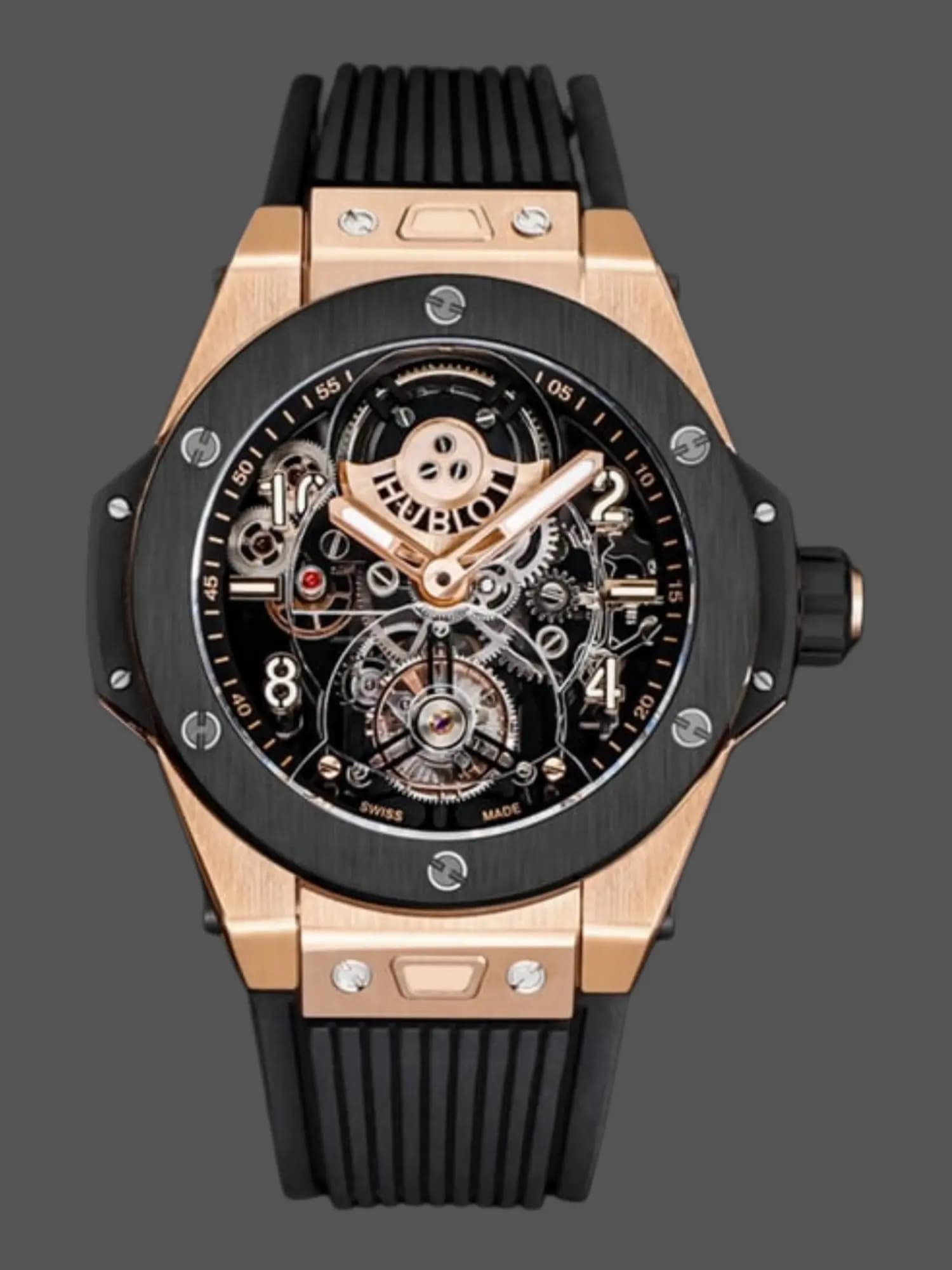 Hublot Big Bang Tourbillon 429.OQ.0180.RX King Gold Carbon 44mm Replica — view 1
