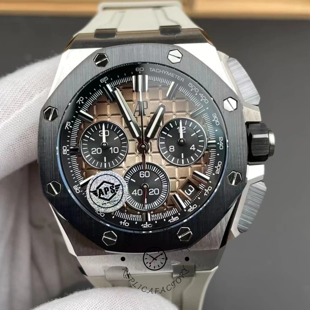 AP Royal Oak Offshore Chronograph Smoked Light Brown 26420SO.OO.A600CA.01 Replica — view 1