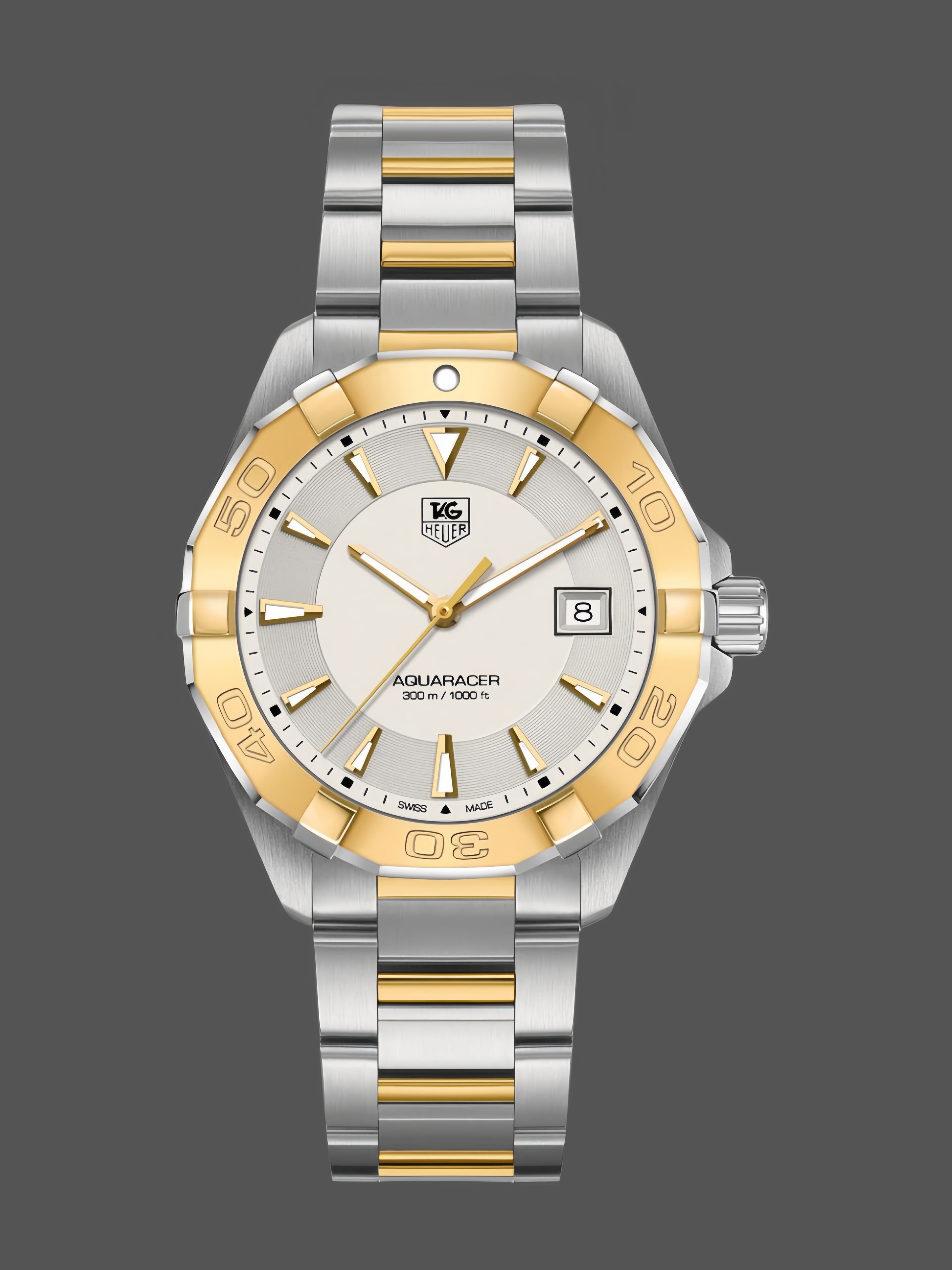 Tag Heuer Aquaracer 18kt Yellow Gold Stainless Steel WAY1151.BD0912 Watch — view 1