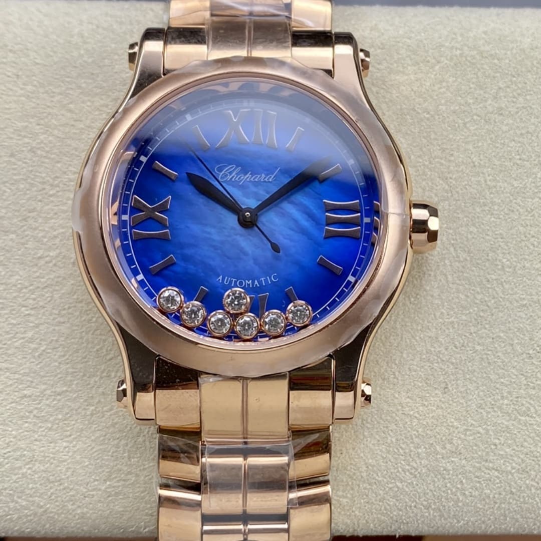 Chopard Happy Sport Rose Gold Stainless Steel 36mm 278578-6003 — view 1