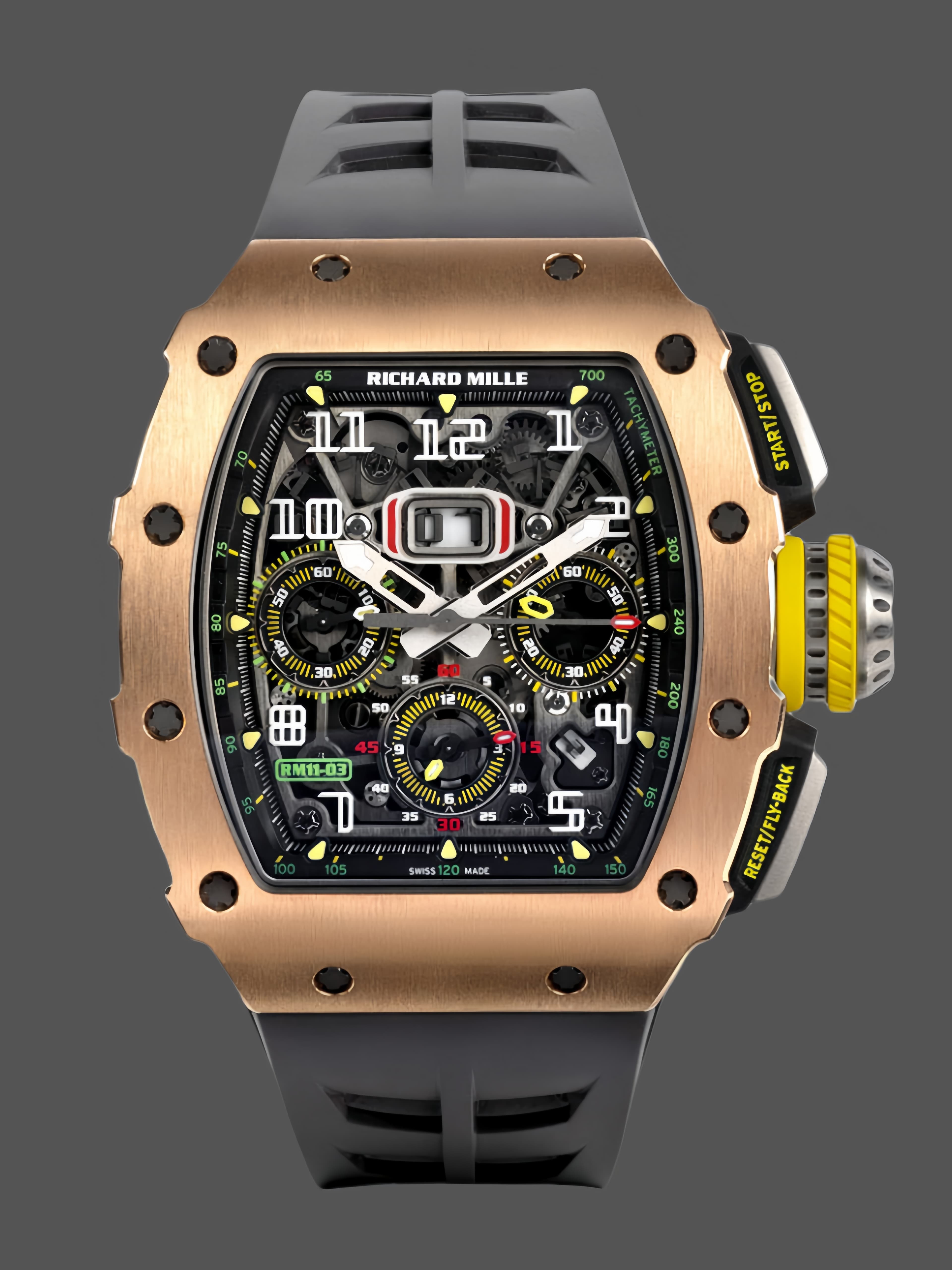 Richard Mille RM11-03 Carbon Automatic Flyback Chronograph Rose Gold — view 1