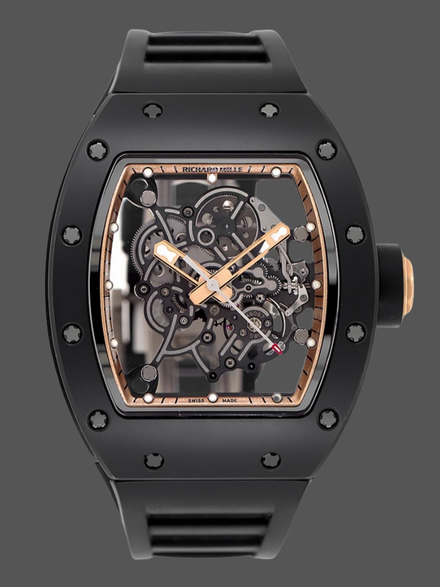 Richard Mille RM 055 Bubba Watson Transparent Dial 50 mm — view 1