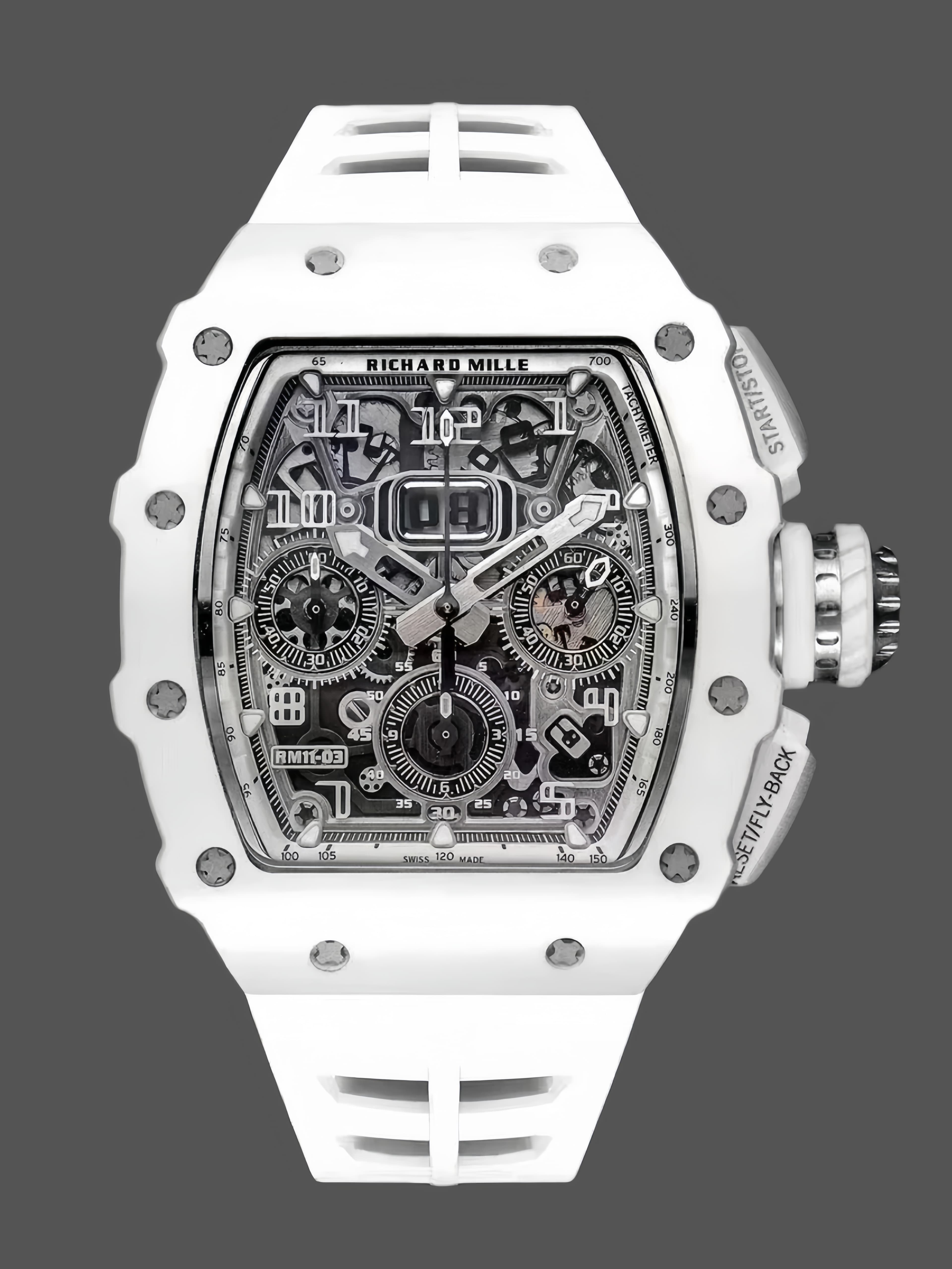 Richard Mille RM 11-03 Titanium Automatic Flyback Chronograph White — view 1