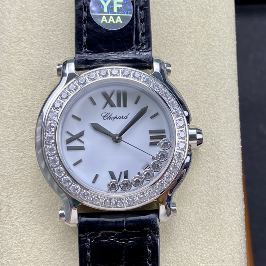 Chopard Happy Sport Diamond Bezel Women's Quartz Watch 278475-3037 — view 1