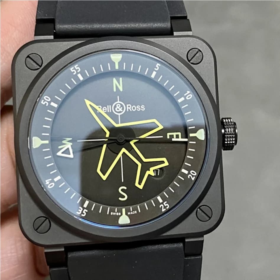 Bell & Ross BR 03 Gyrocompass Square Pilot — view 1