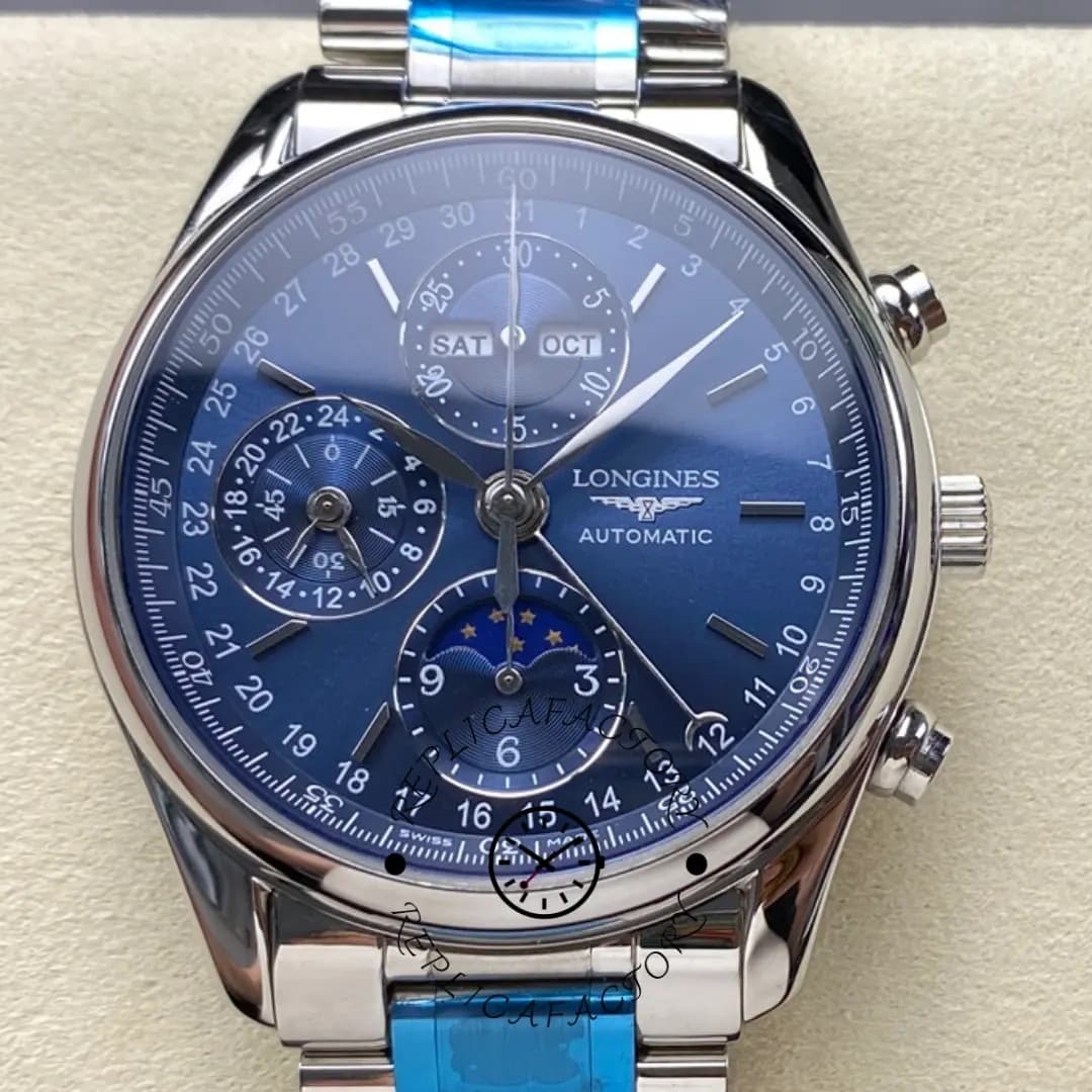 Longines L2.673.4.92.6 Master Collection 40 Stainless Steel 1:1 Clone Blue Dial — view 1
