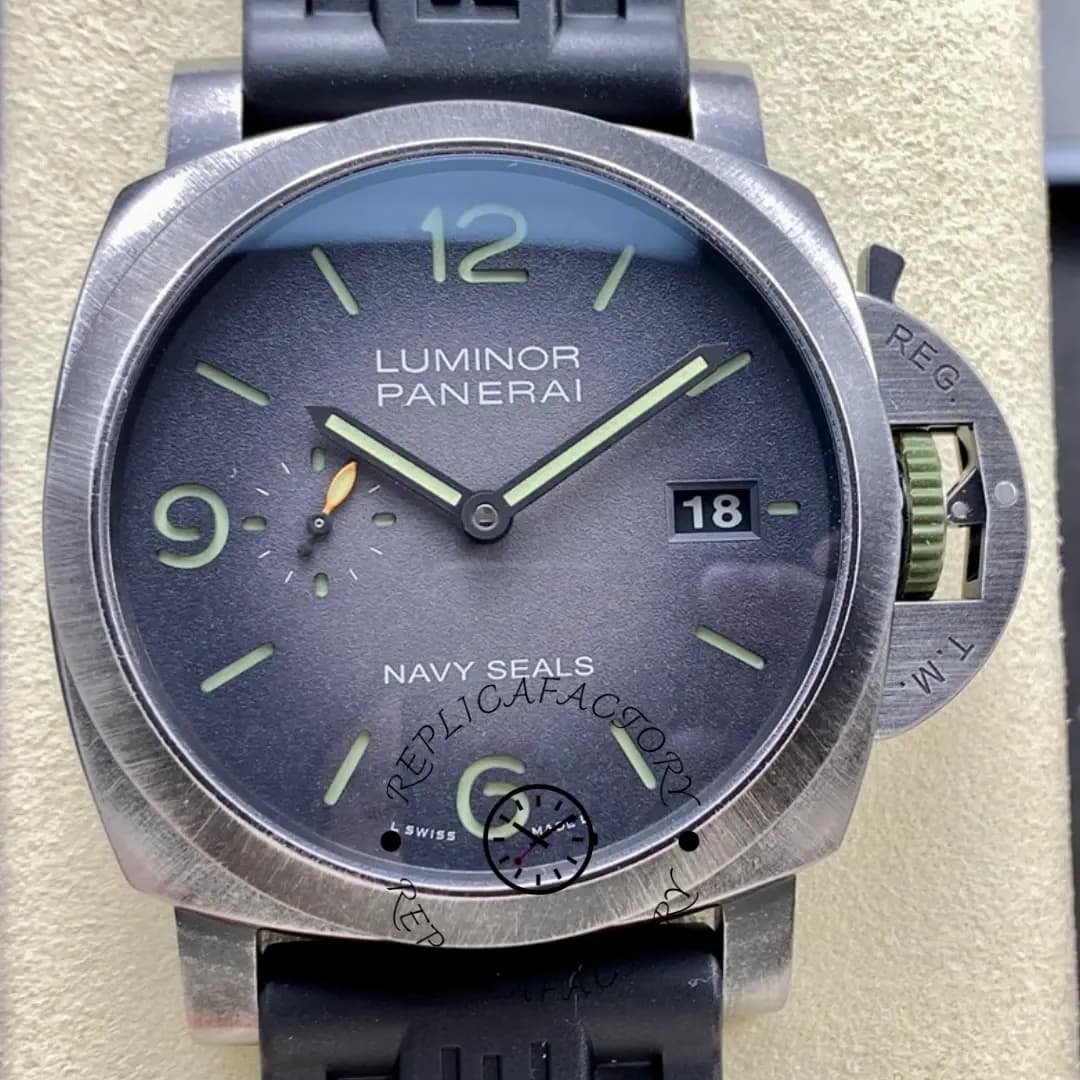 Panerai PAM01412 Luminor 1950 Navy Seals Replica Automatic 44mm Steel — view 1