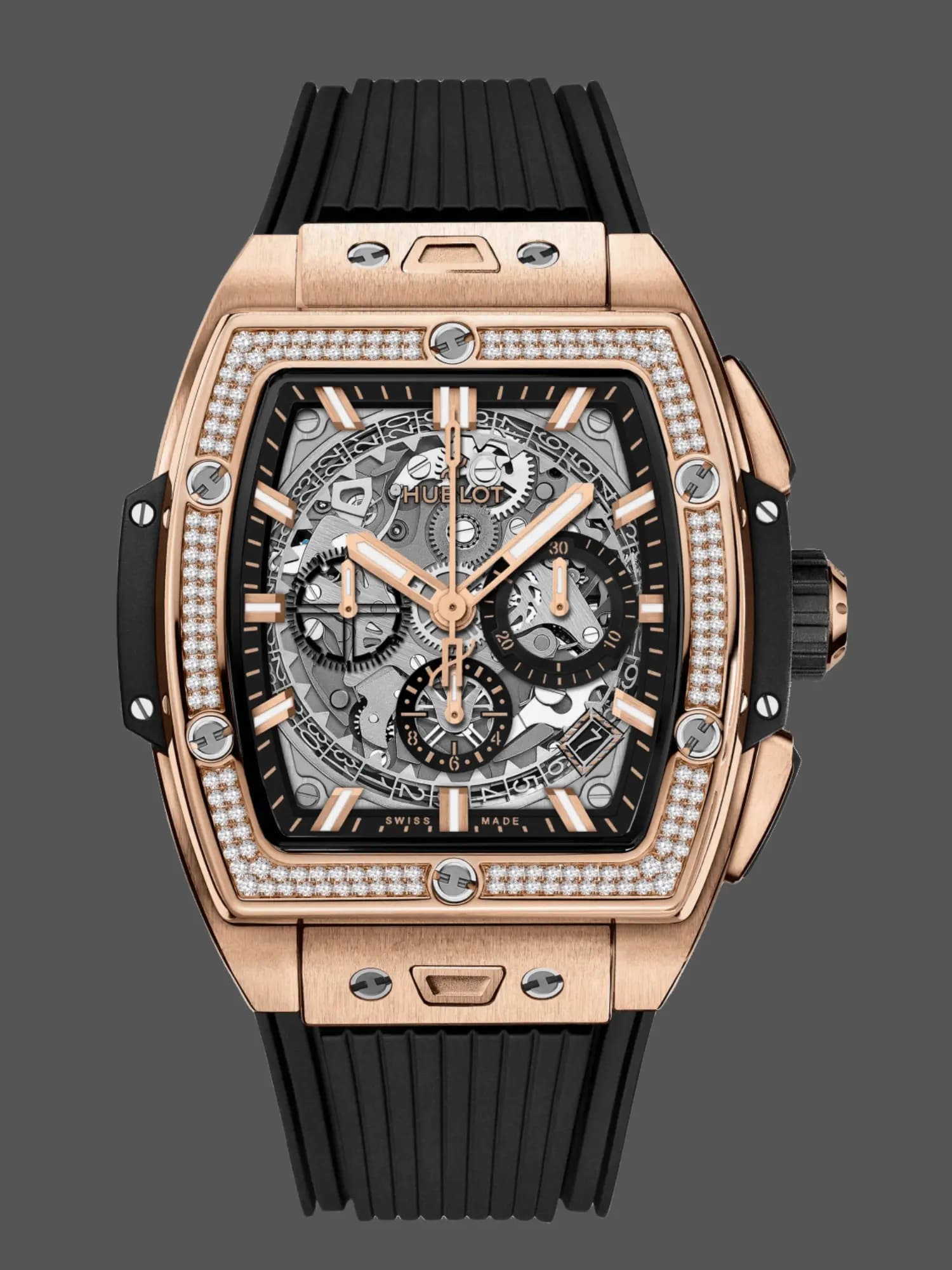 Hublot Spirit of Big Bang King Gold Diamonds 42 mm 642.OX.0180.RX.1104 — view 1