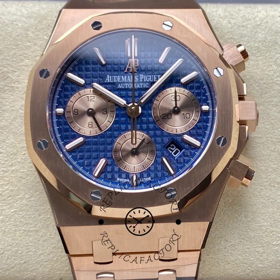 AP Royal Oak Chronograph Rose Gold 26331OR.OO.1220OR.01 Replica 41 Luxury Watch — view 1