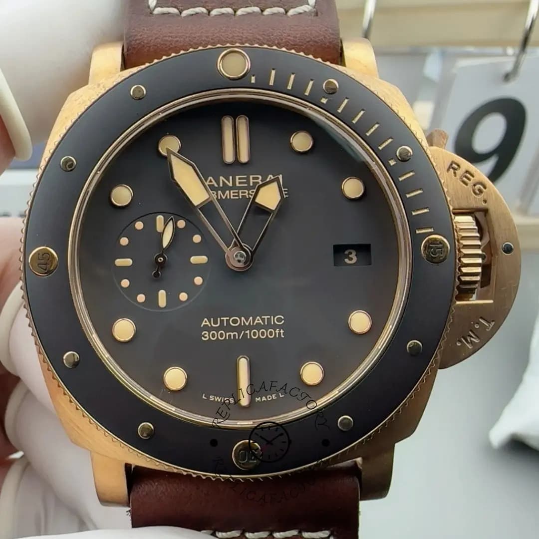 Panerai Luminor Submersible 3 Days Automatic PAM00968 Bronzo 47mm Replica — view 1