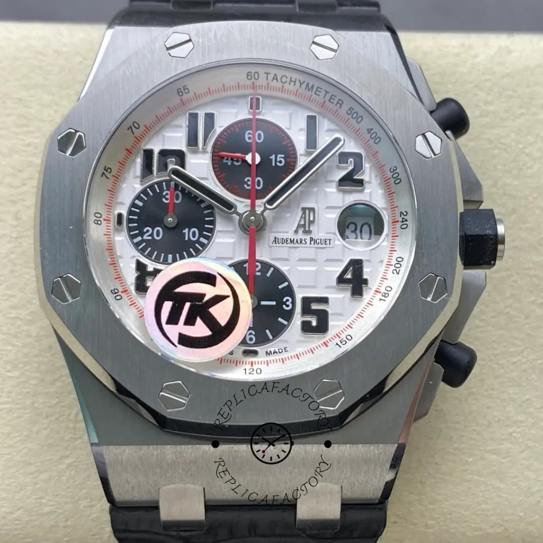 AP Royal Oak Offshore 1:1 Clone Panda 26170ST.OO.D101CR.02 Chronograph — view 1