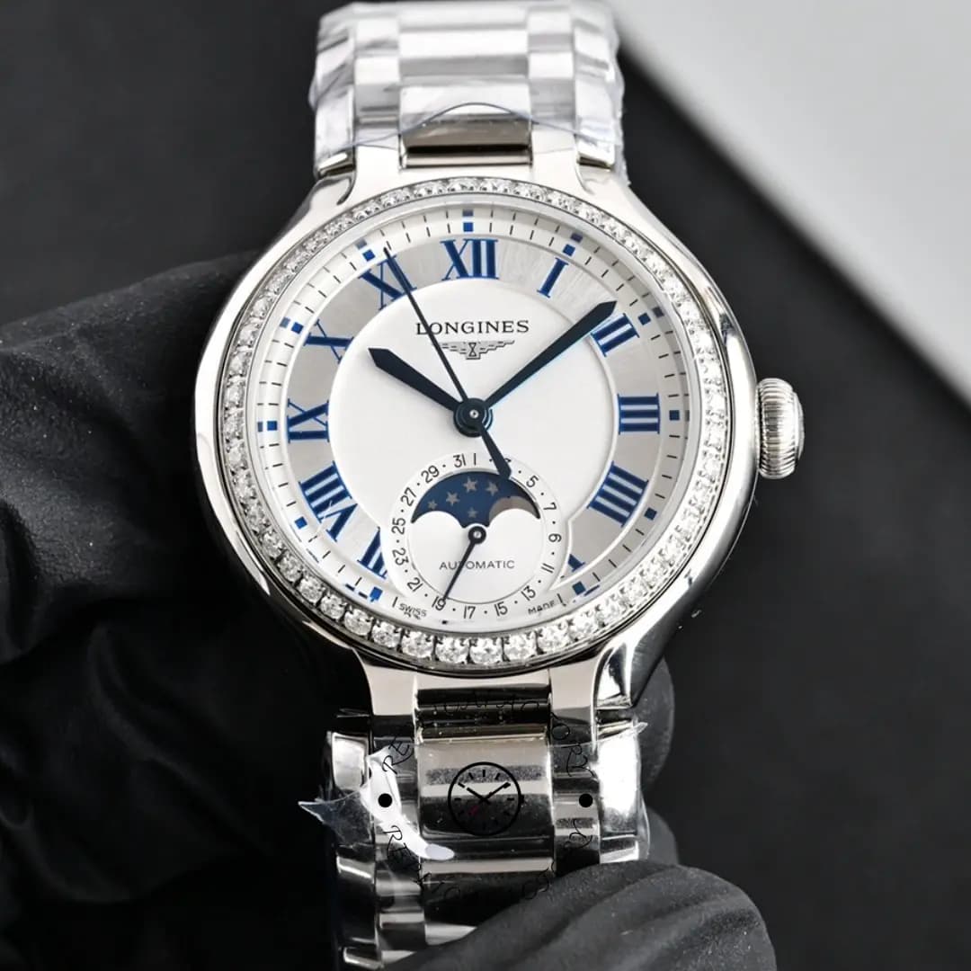 Longines PrimaLuna L8.126.0.71.6 Replica 34MM Watch Stainless Steel Ivory — view 1