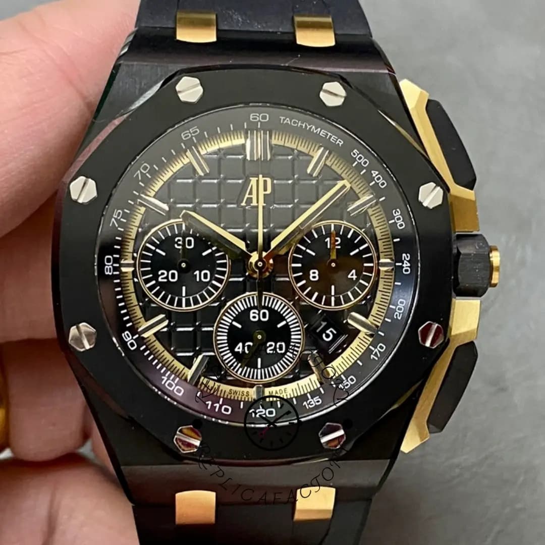 AP Royal Oak Offshore 43 Two-Tone Replica Rubber Strap 26420CE.OO.A127CR.01 — view 1