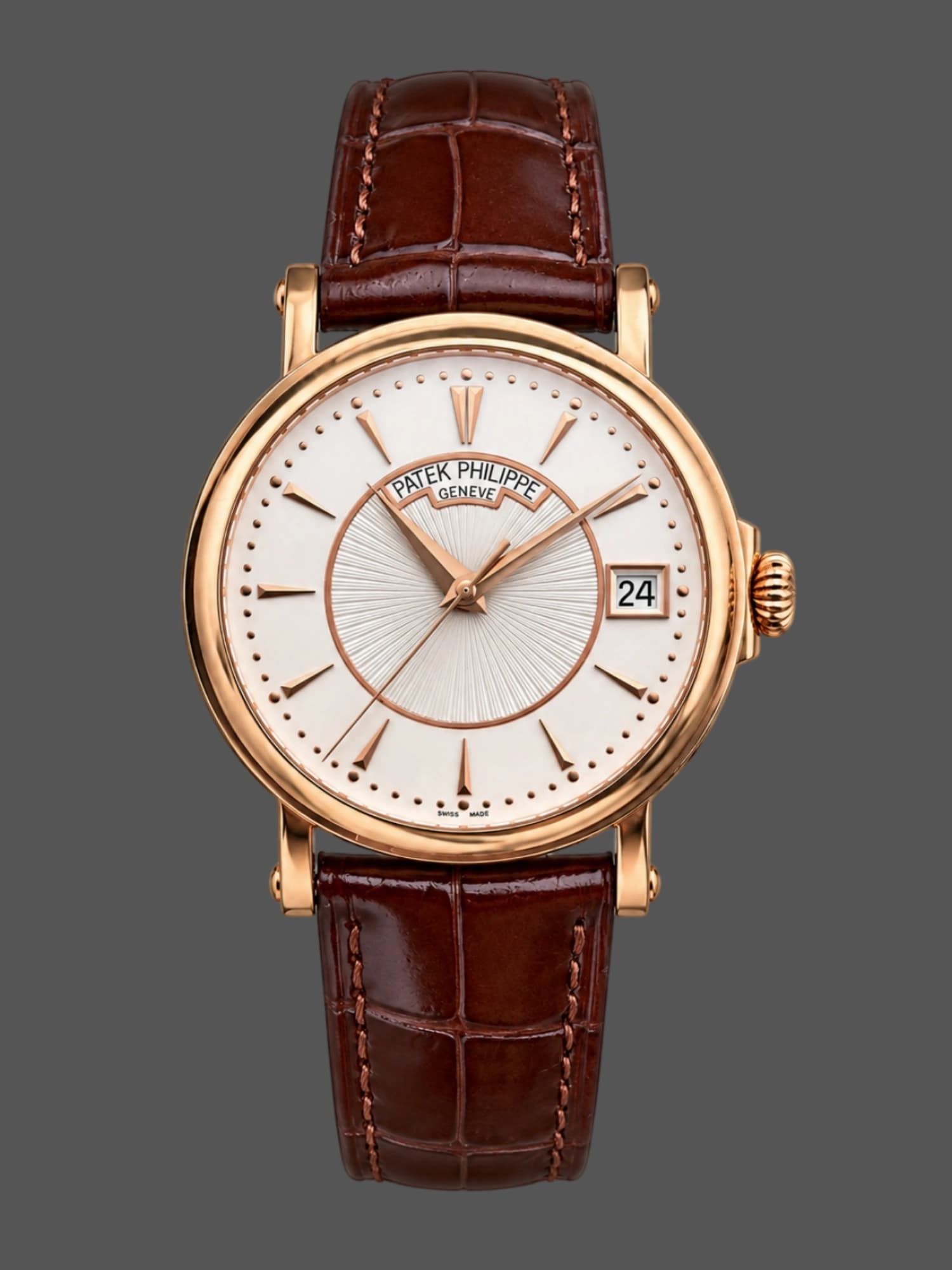 Patek Philippe Calatrava 5153R-001 Date Black Dial 38mm — view 1