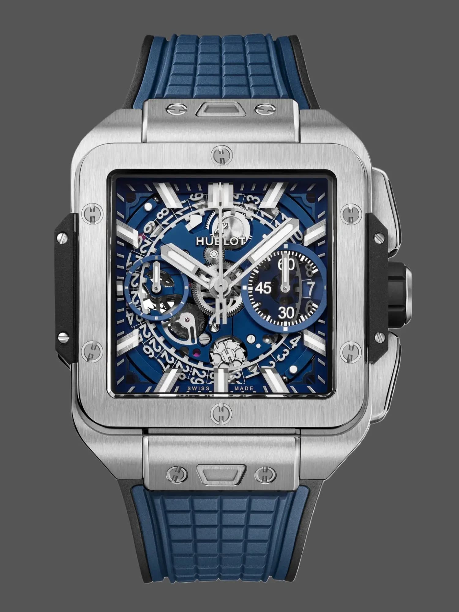 Clone Hublot Square Bang Unico Titanium Blue 821.NX.5170.RX 42mm — view 1