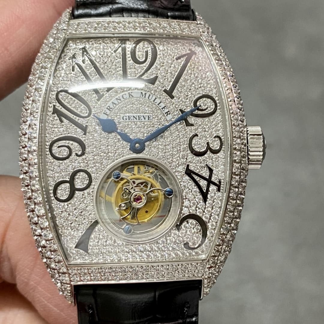 Franck Muller Diamond Tourbillon 8880 T CH D CD WGWB Replica — view 1