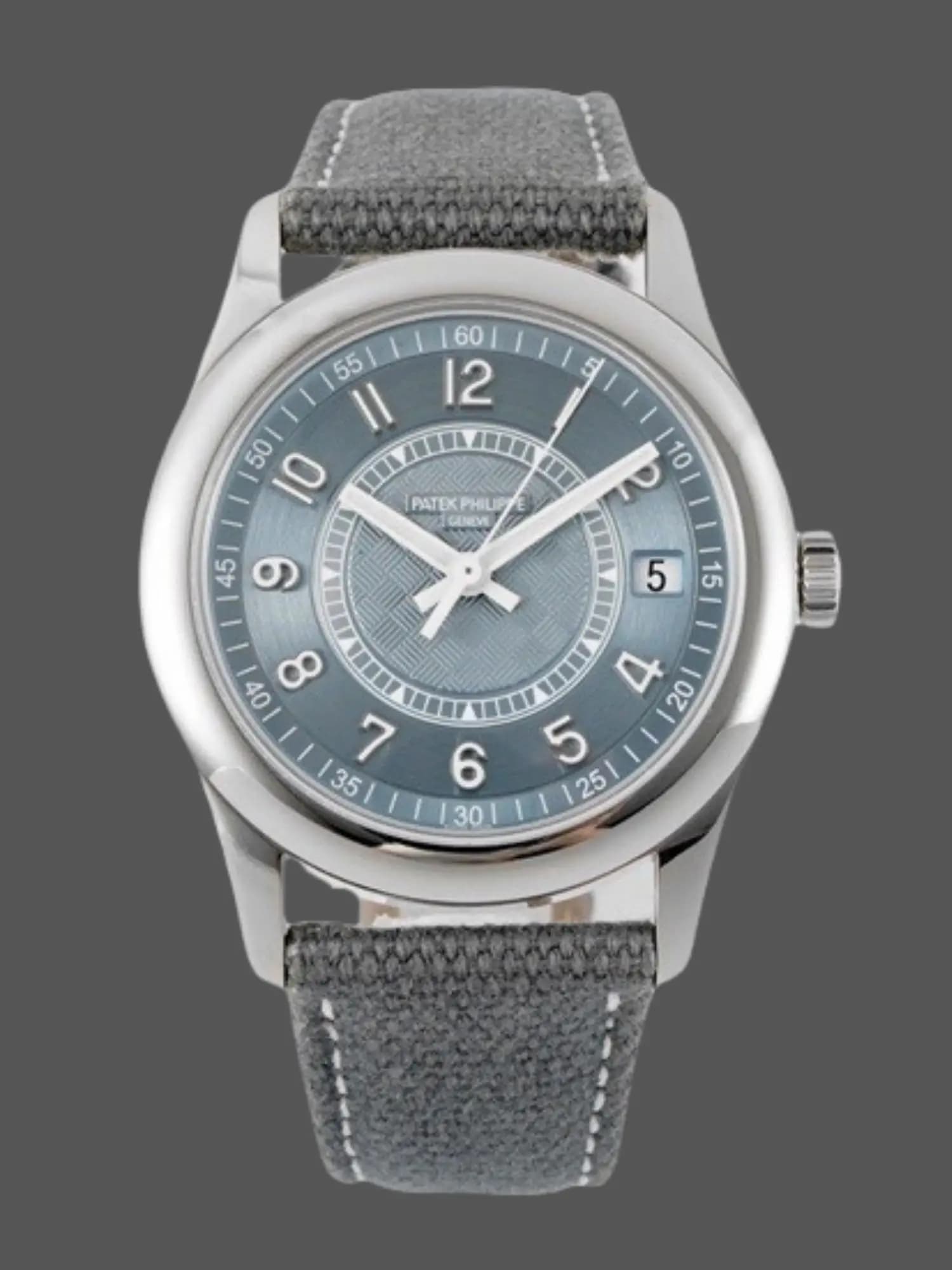 Replica Patek Philippe Limited Edition Calatrava 40mm 6007A 001 Blue Dial Mens Watch — view 1