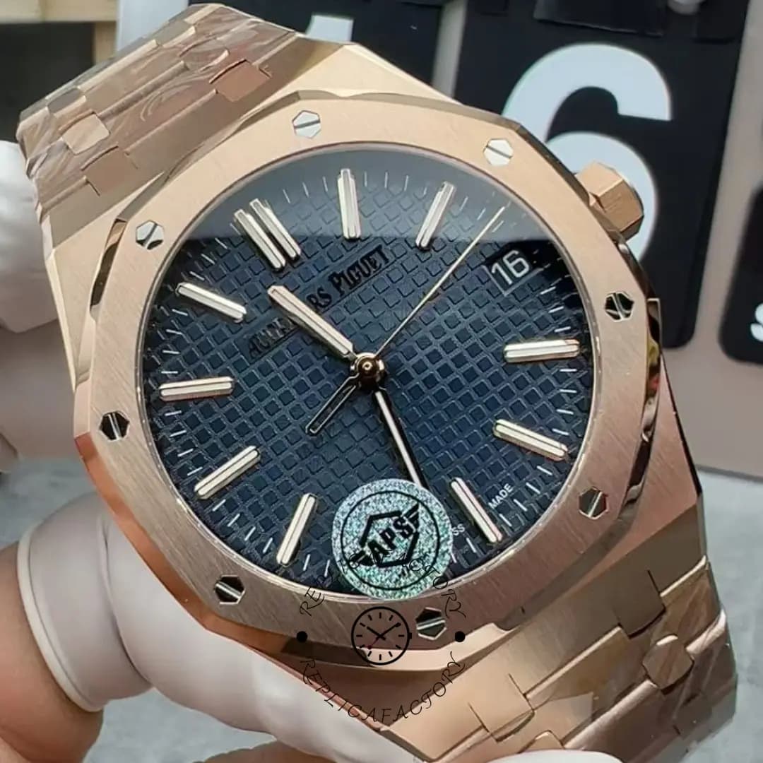 1:1 Clone AP Royal Oak Self Winding 41mm 15510OR.OO.1320OR.03 Blue Dial — view 1