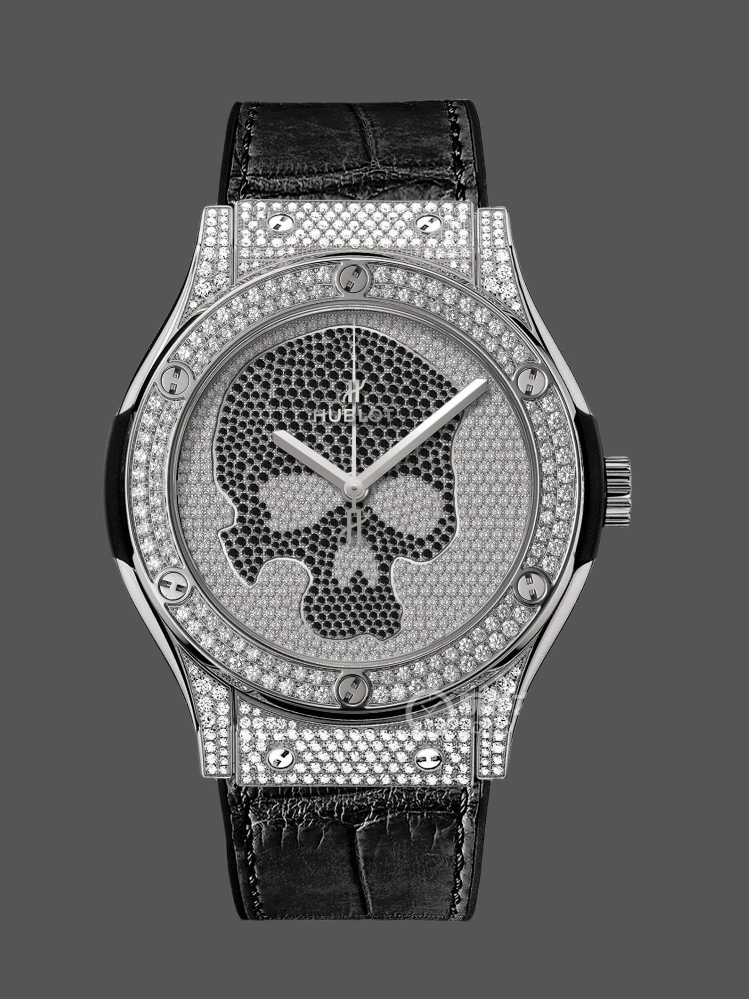 Hublot Classic Fusion Skull Titanium Full Pave 511.NX.9000.LR.1704.SKULL 45mm — view 1