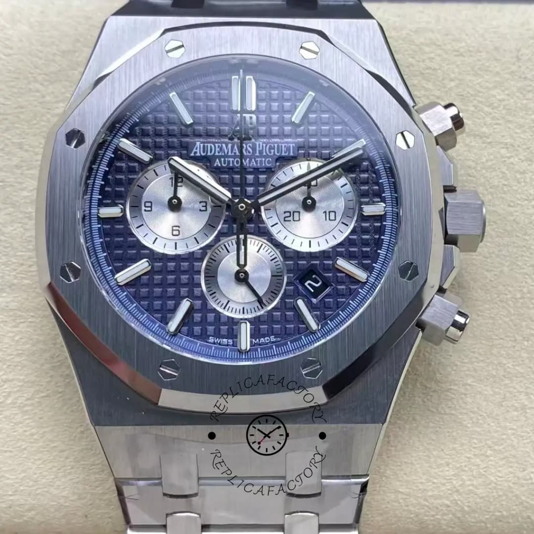 AP Royal Oak Chronograph 41 Blue Dial 26331ST.OO.1220ST.01 Replica — view 1